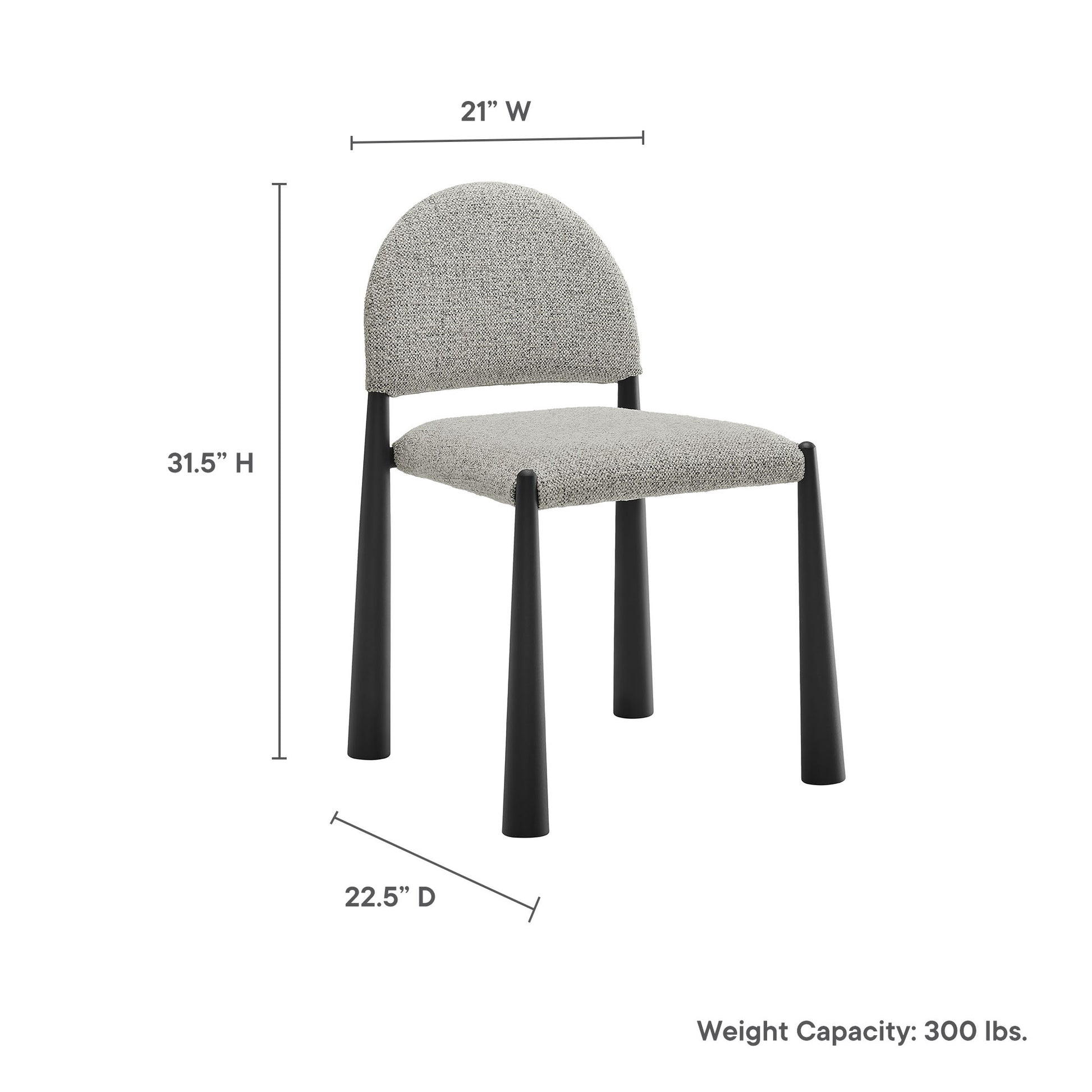 Hayley Upholstered Fabric Dining Side Chair by Modway - Best Buy Furniture