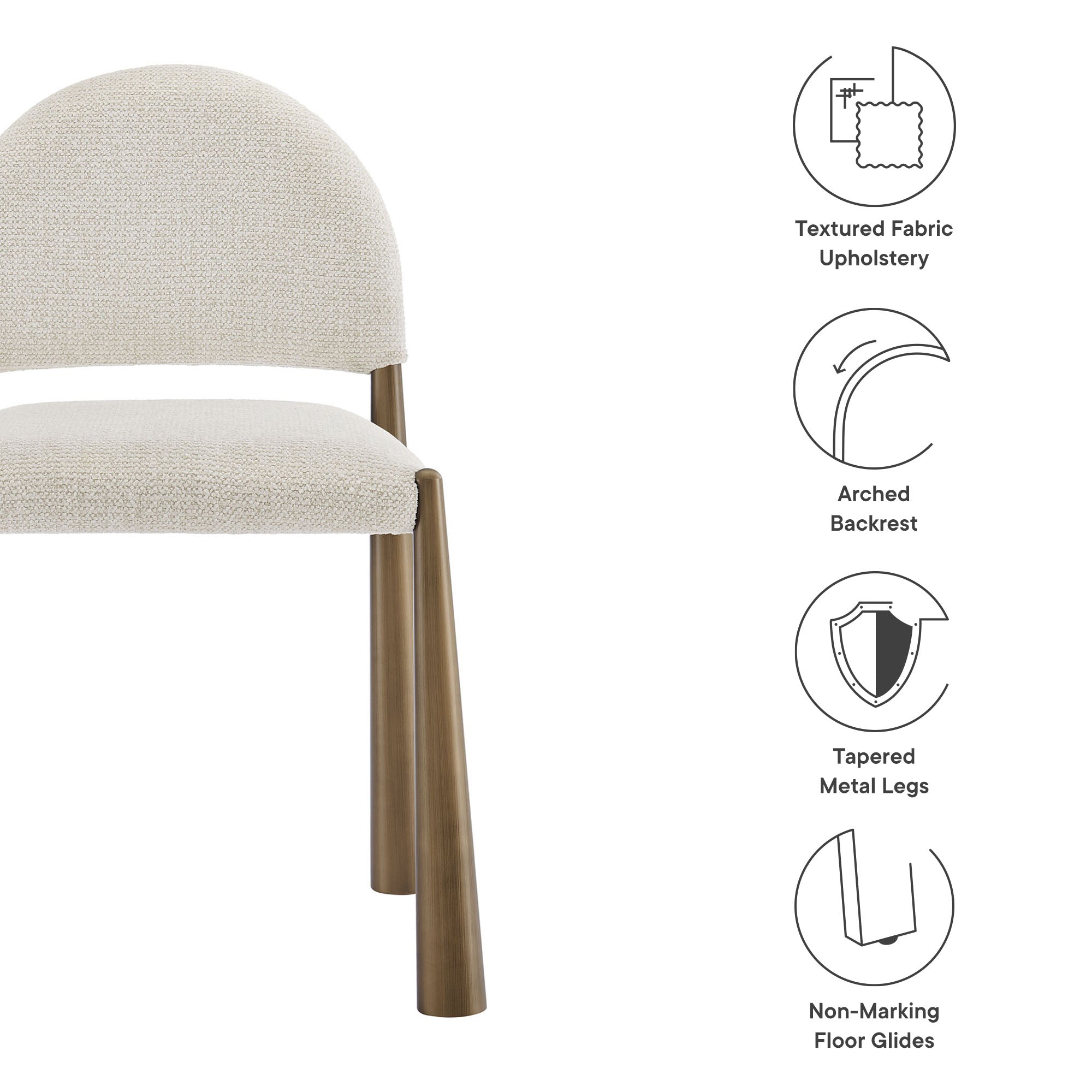Hayley Upholstered Fabric Dining Side Chair by Modway - Best Buy Furniture