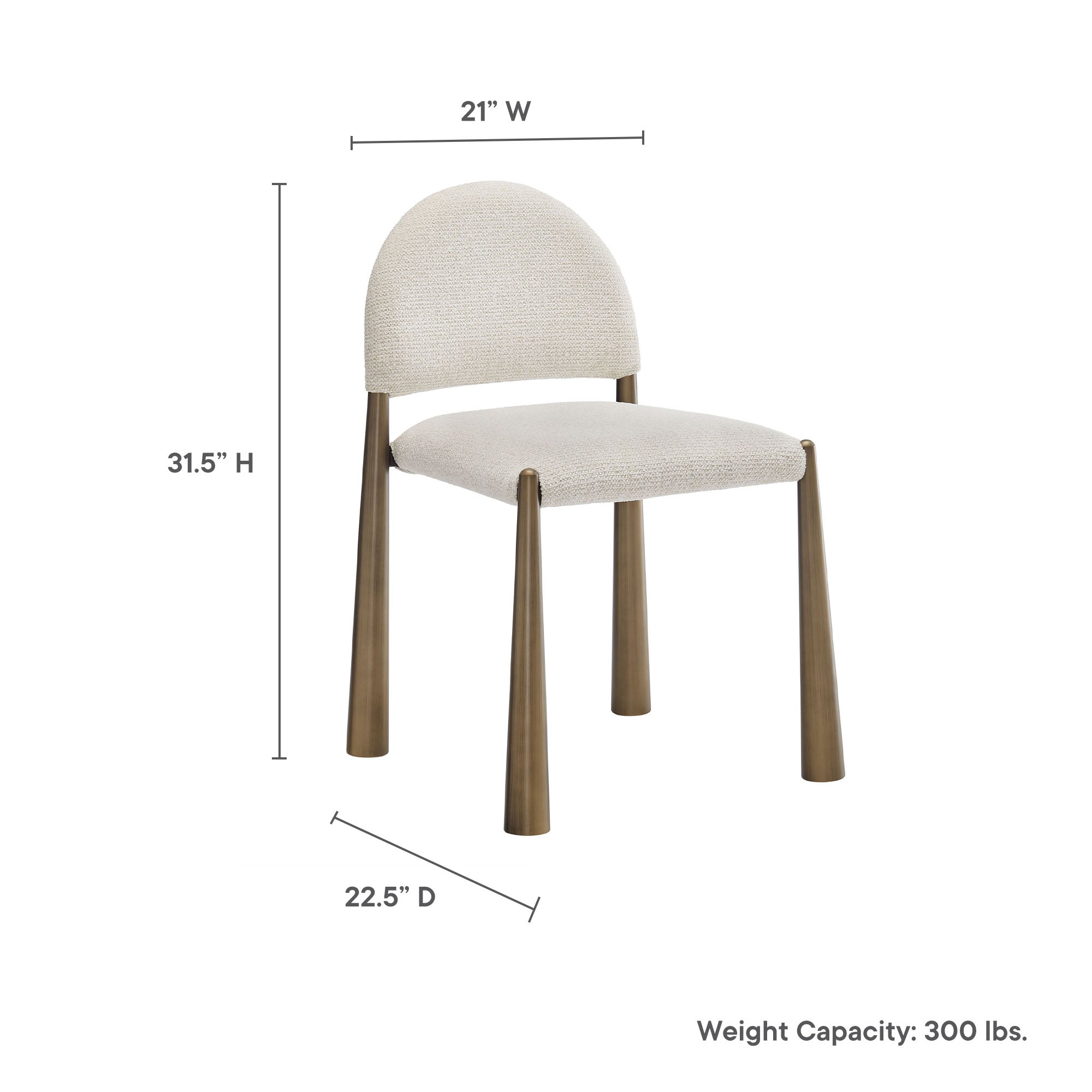 Hayley Upholstered Fabric Dining Side Chair by Modway - Best Buy Furniture
