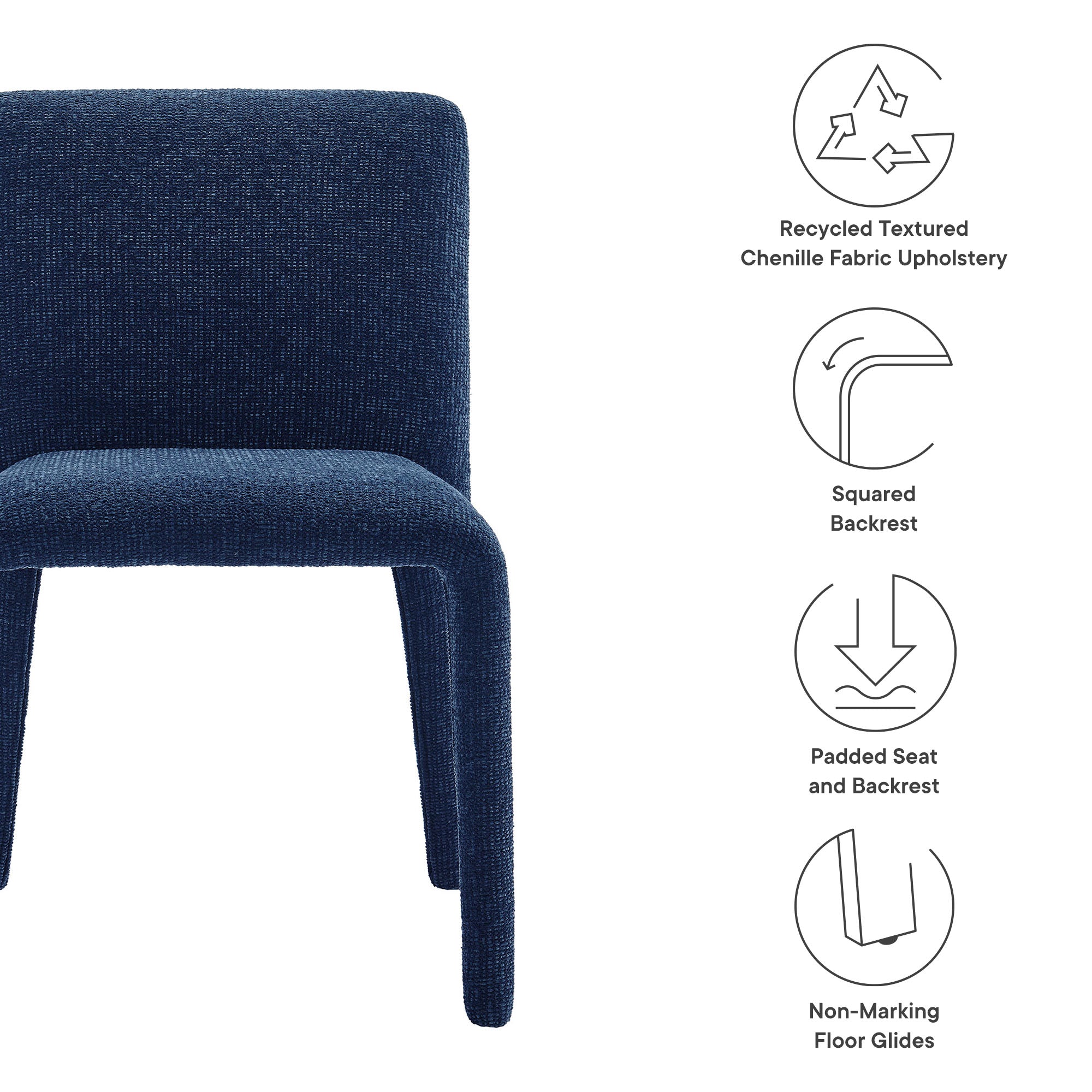 Rhodes Fabric Upholstered Dining Chair by Modway - Best Buy Furniture