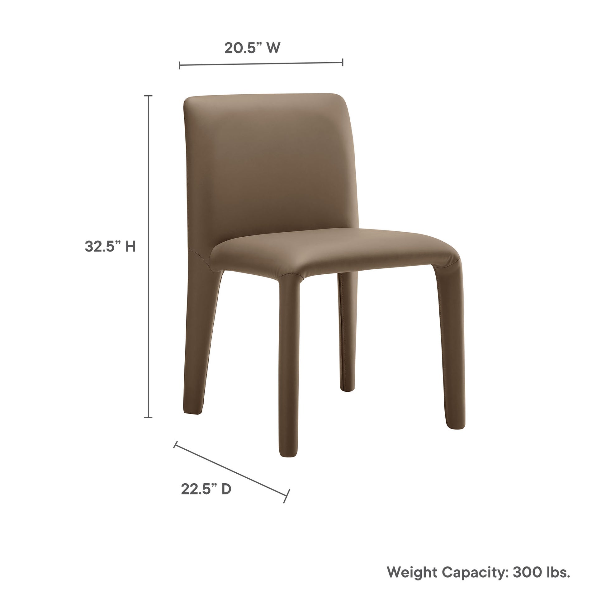 Rhodes Vegan Leather Upholstered Dining Chair by Modway - Best Buy Furniture