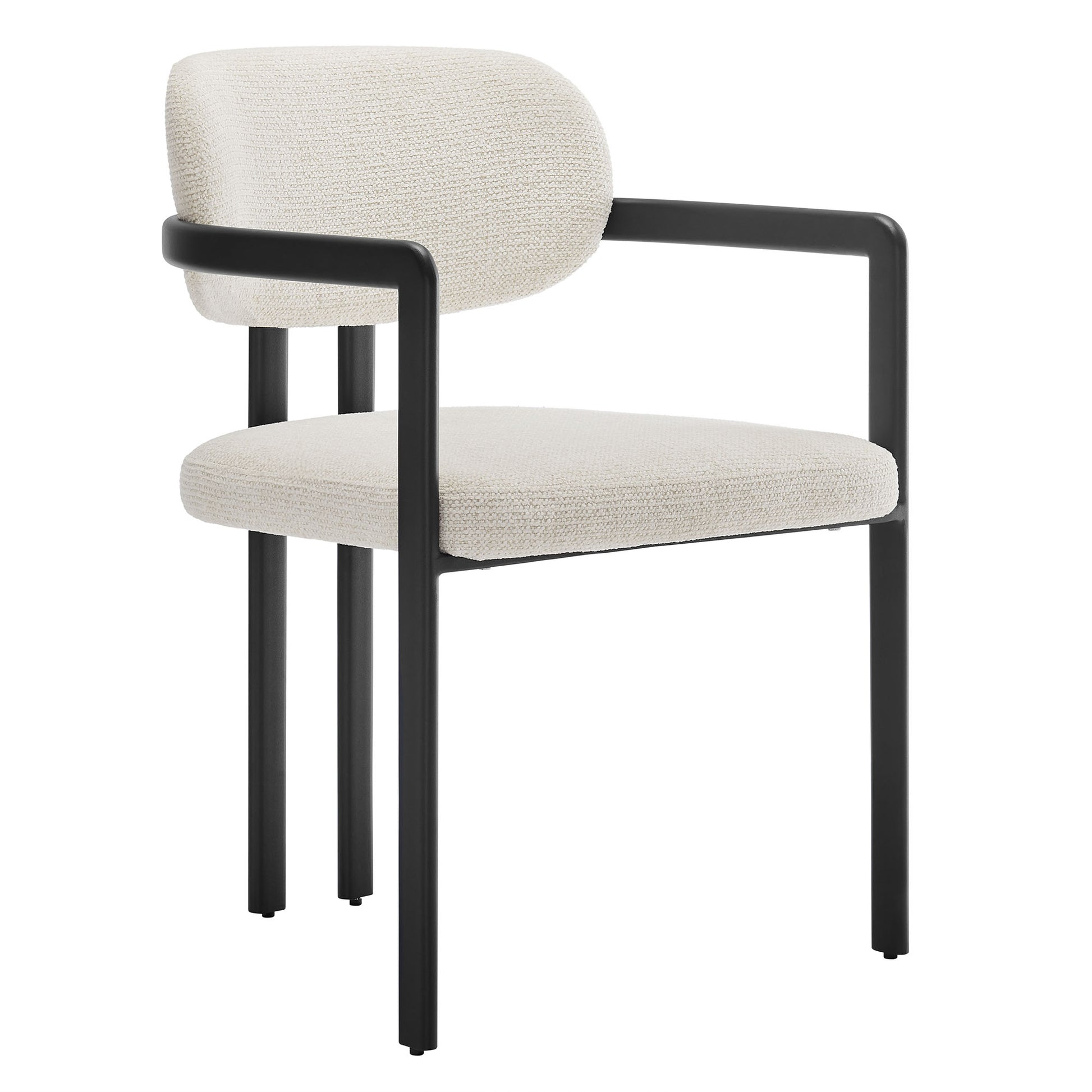 Elio Barrel Fabric and Metal Dining Chair by Modway - Best Buy Furniture