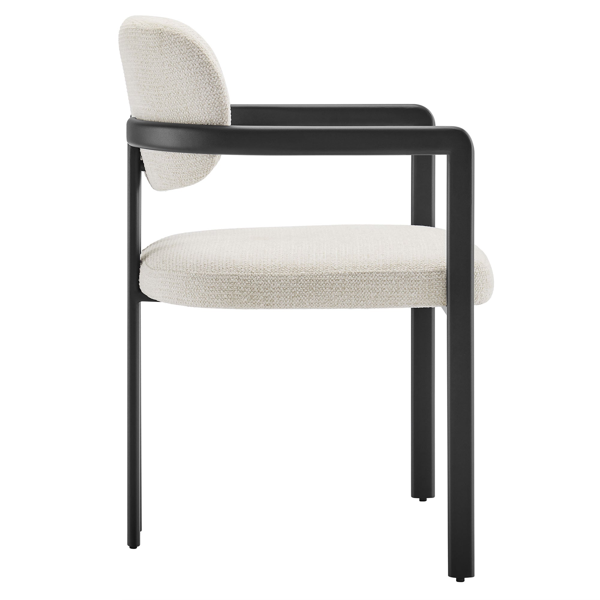 Elio Barrel Fabric and Metal Dining Chair by Modway - Best Buy Furniture