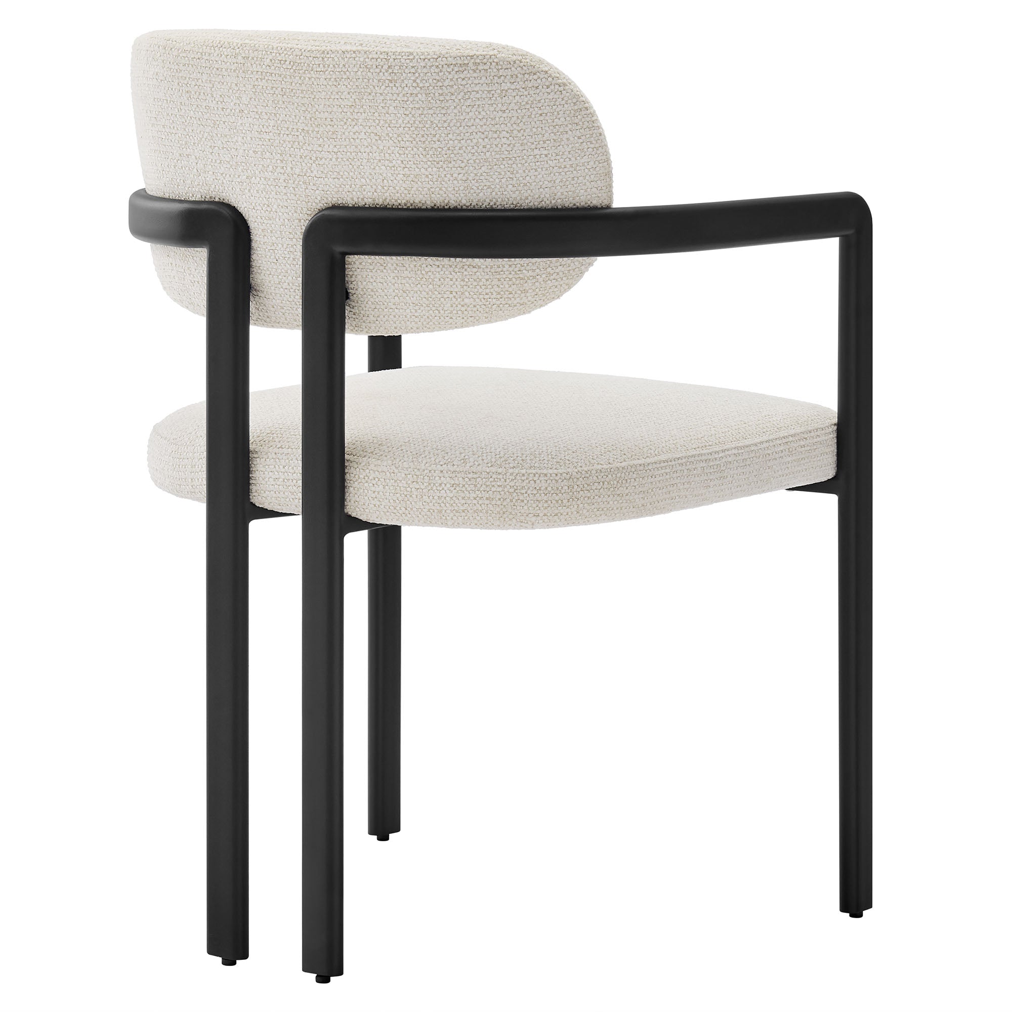 Elio Barrel Fabric and Metal Dining Chair by Modway - Best Buy Furniture