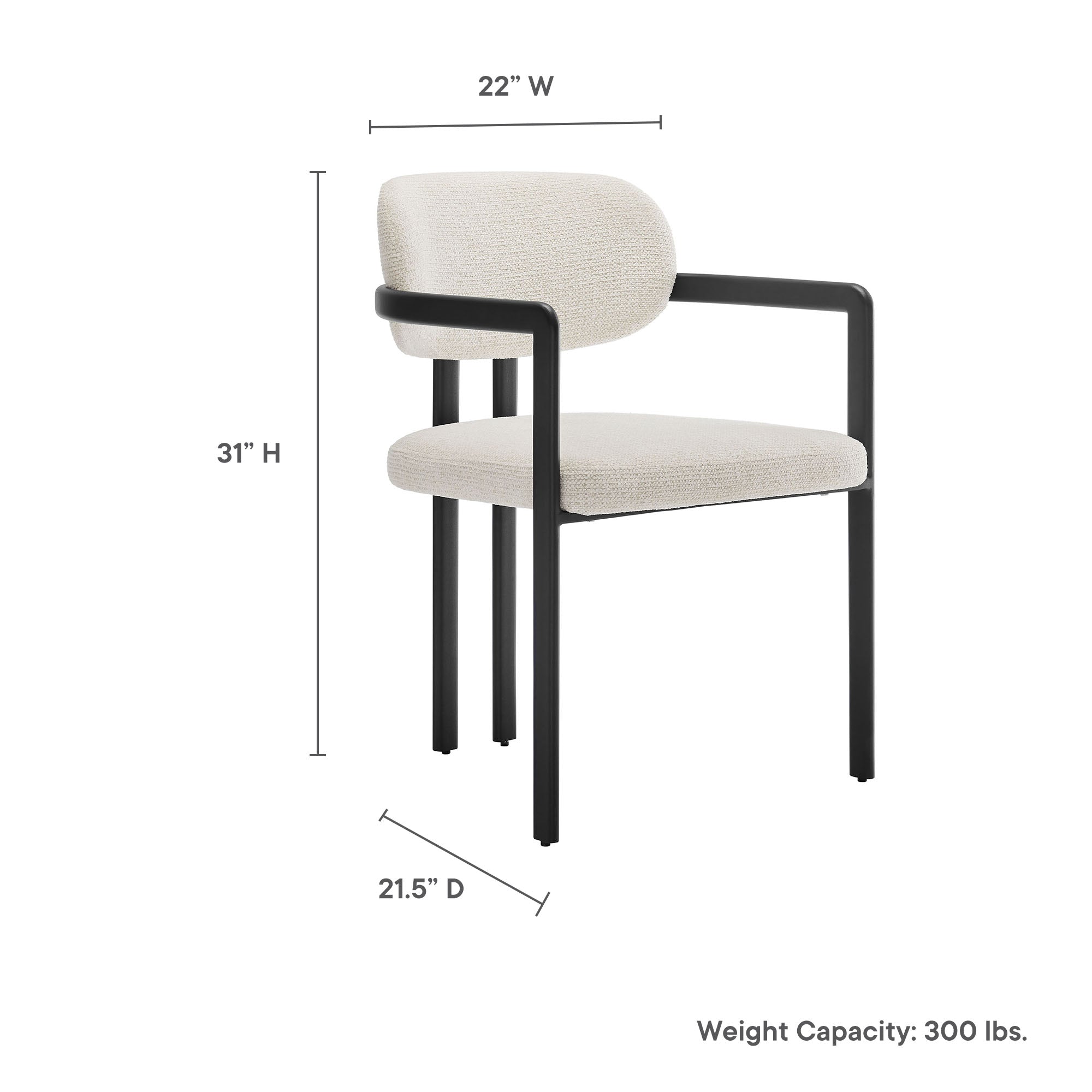 Elio Barrel Fabric and Metal Dining Chair by Modway - Best Buy Furniture