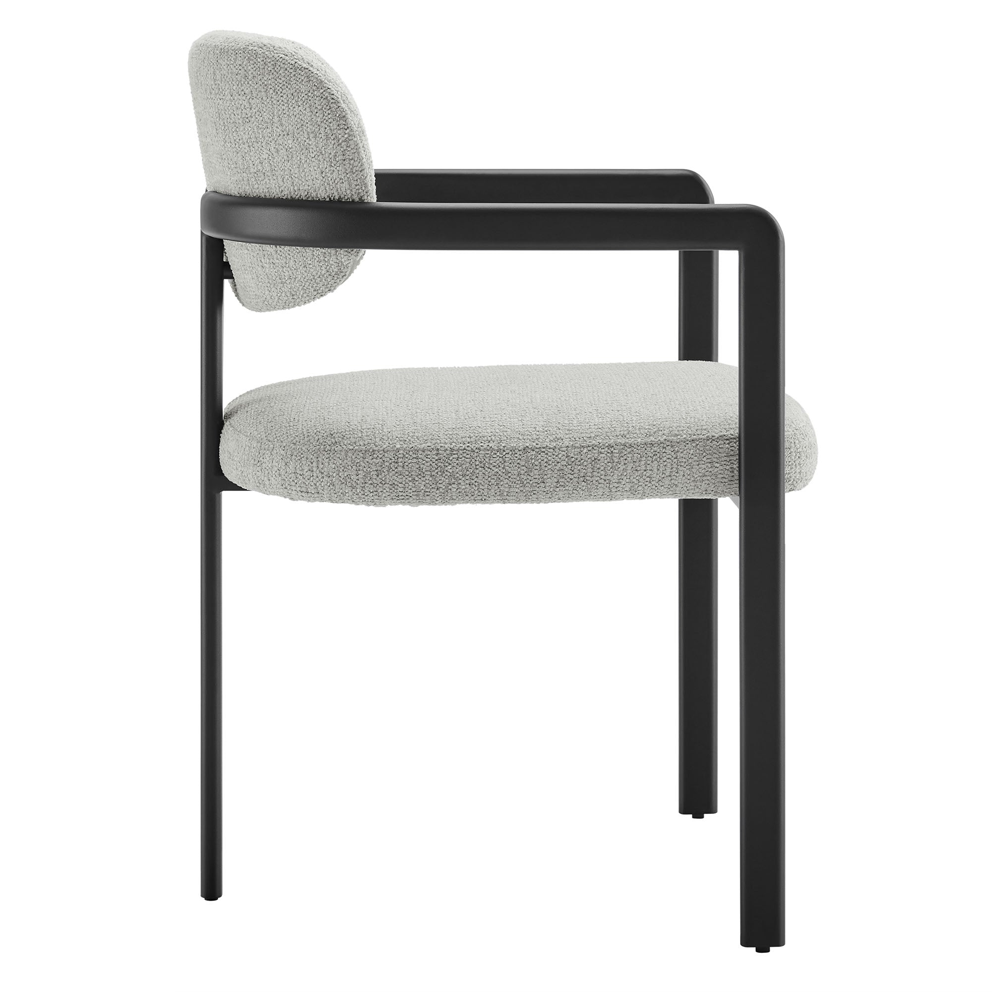 Elio Barrel Fabric and Metal Dining Chair by Modway - Best Buy Furniture