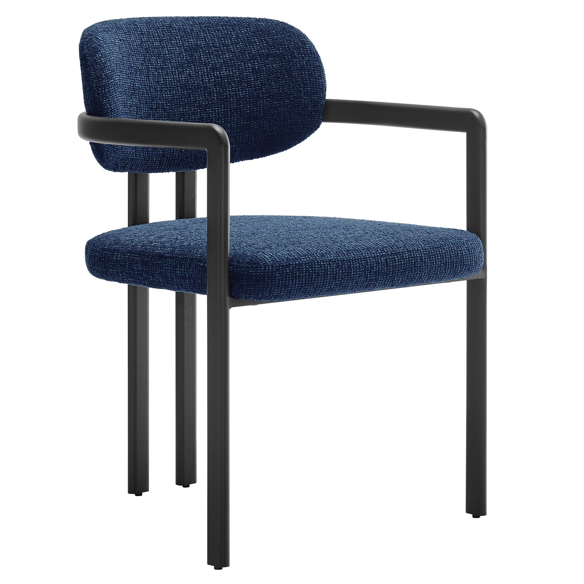 Elio Barrel Fabric and Metal Dining Chair by Modway - Best Buy Furniture
