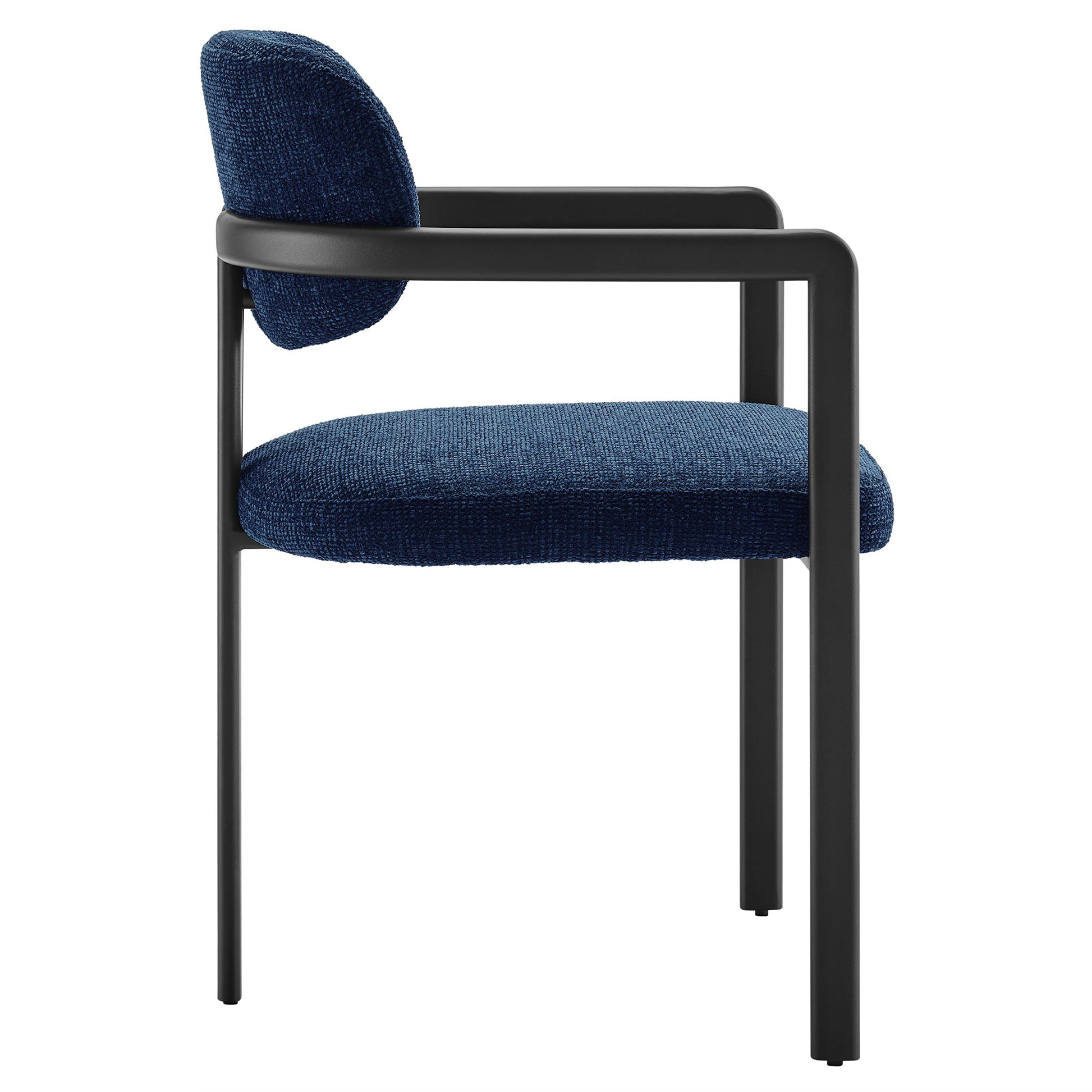 Elio Barrel Fabric and Metal Dining Chair by Modway - Best Buy Furniture