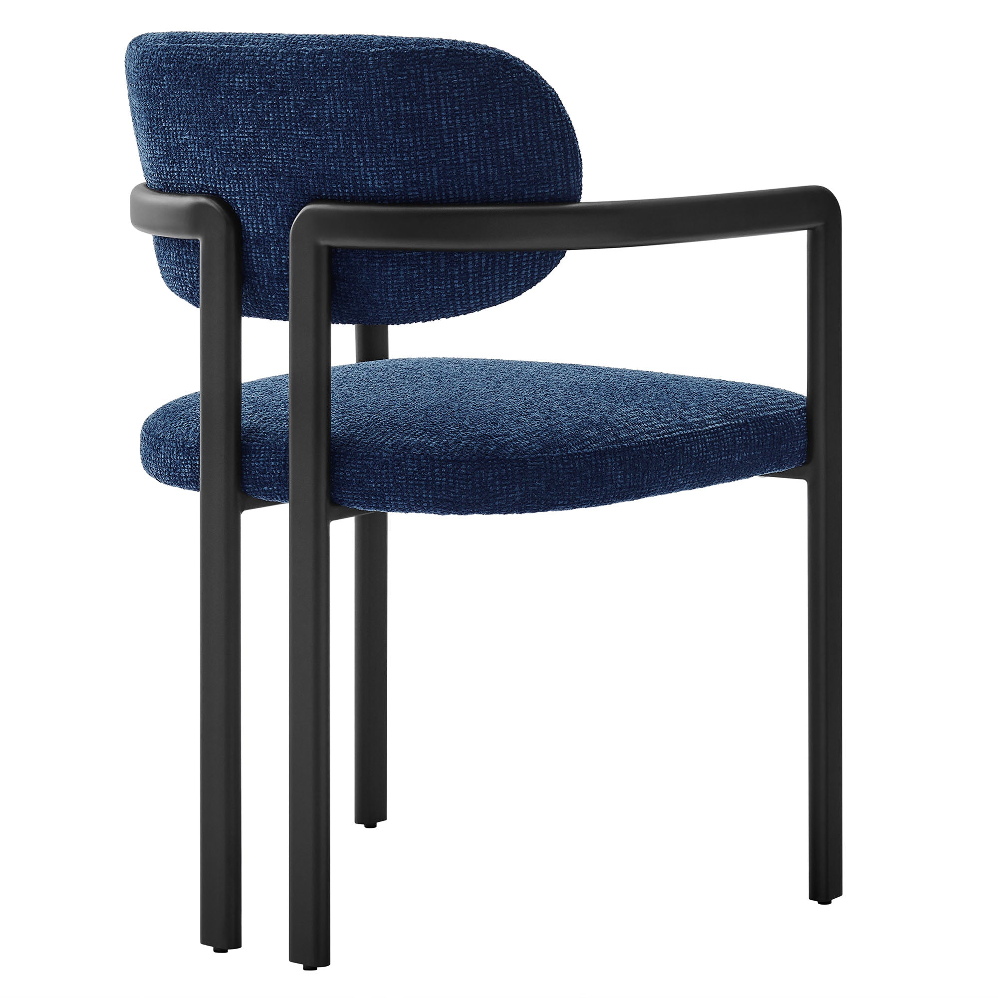 Elio Barrel Fabric and Metal Dining Chair by Modway - Best Buy Furniture