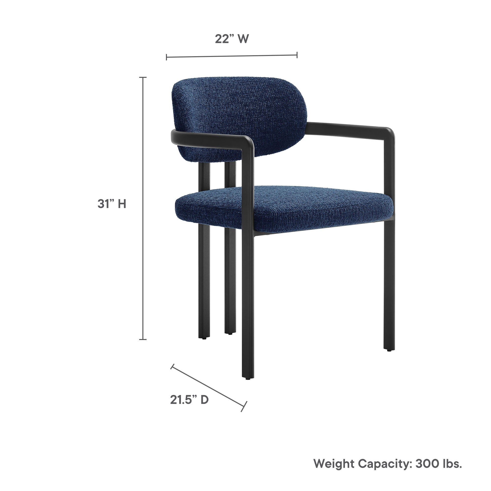Elio Barrel Fabric and Metal Dining Chair by Modway - Best Buy Furniture