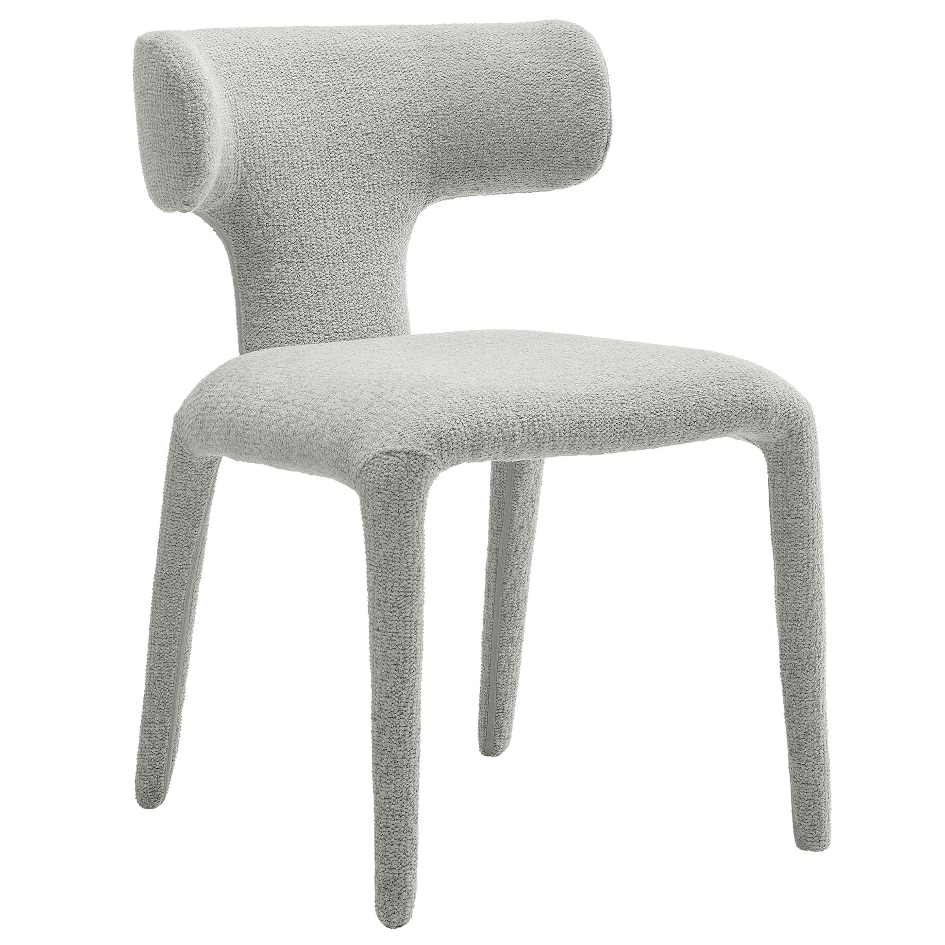 Stellan Curved Back Boucle Upholstered Dining Chair Set of 2 by Modway - Best Buy Furniture