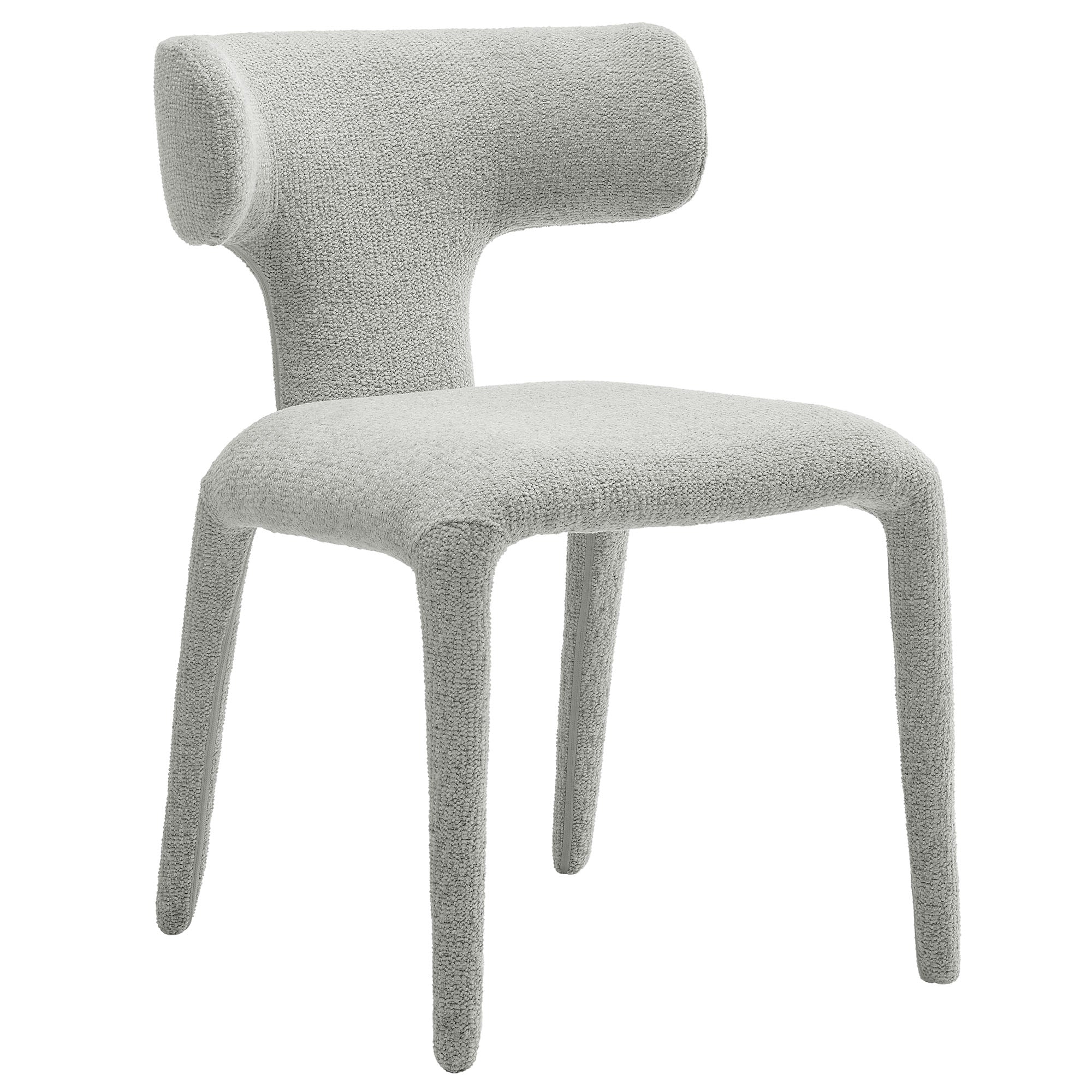Stellan Curved Back Boucle Upholstered Dining Chair Set of 2 by Modway - Best Buy Furniture