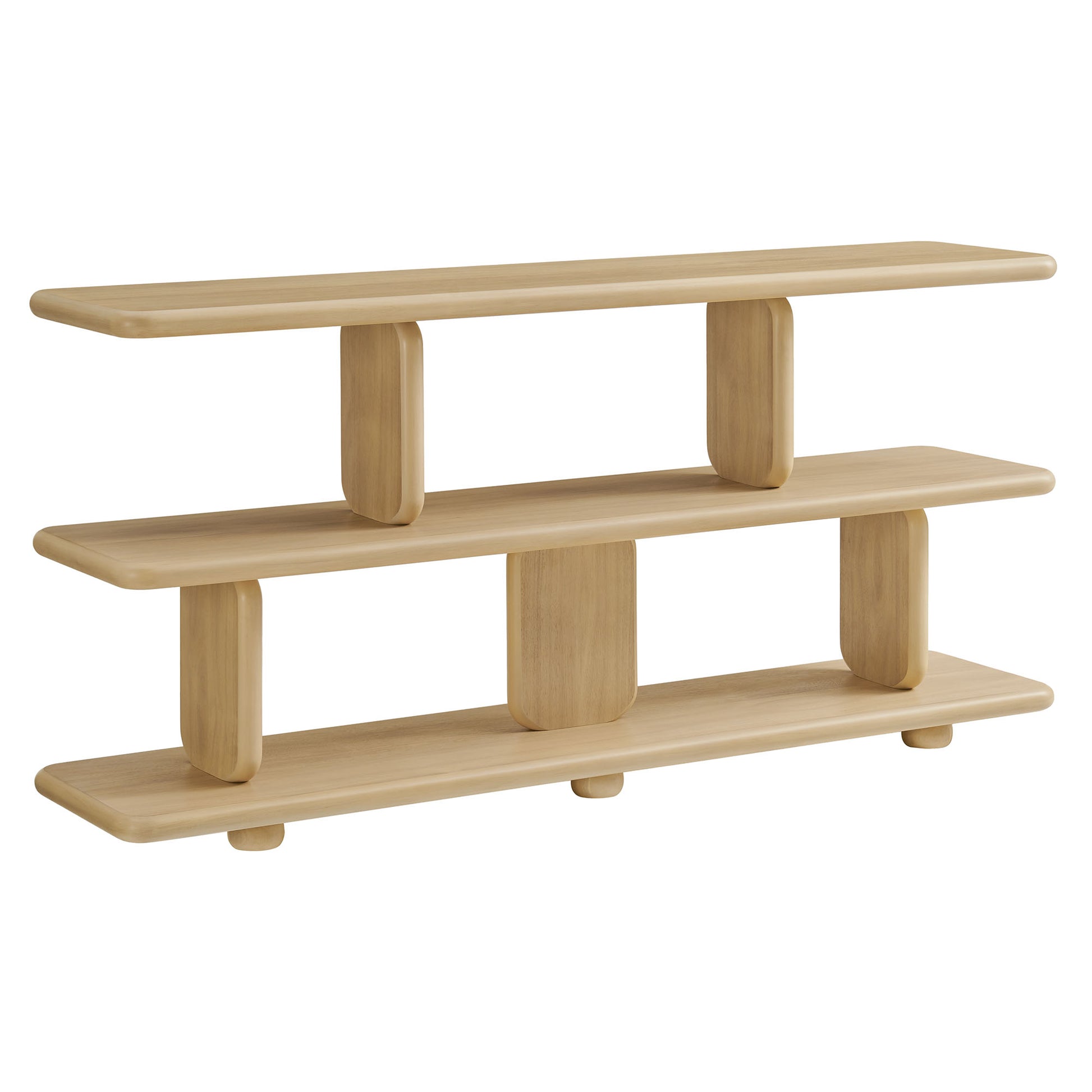 Lyle Sculptural 2-Tier Bookshelf by Modway - Best Buy Furniture