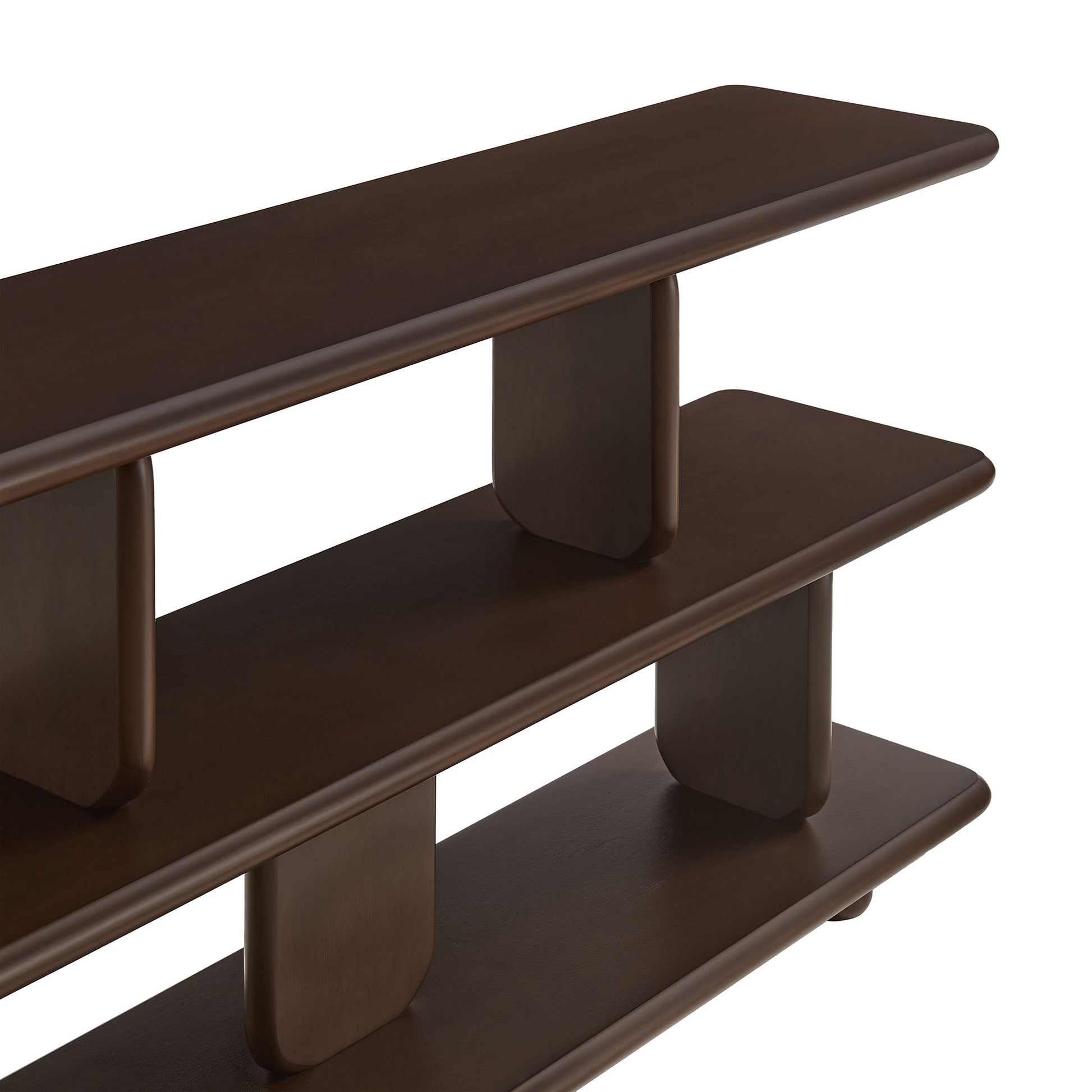 Lyle Sculptural 2-Tier Bookshelf by Modway - Best Buy Furniture
