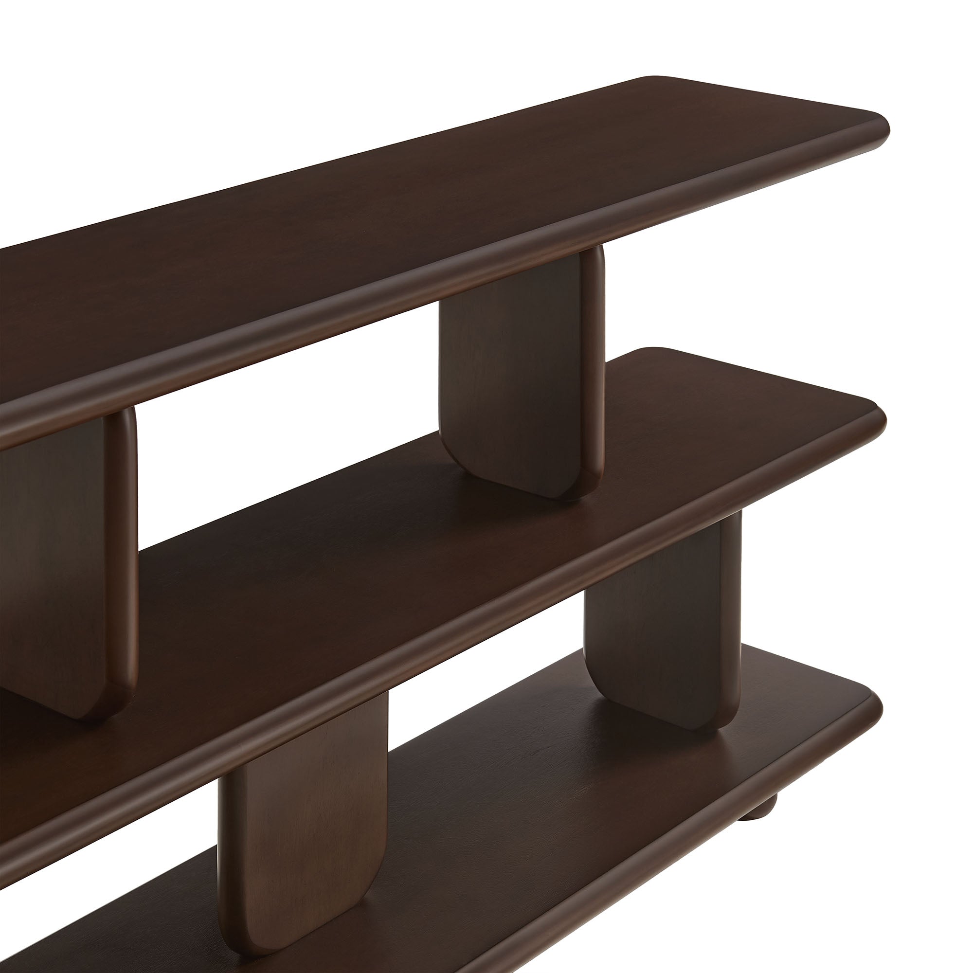 Lyle Sculptural 2-Tier Bookshelf by Modway - Best Buy Furniture