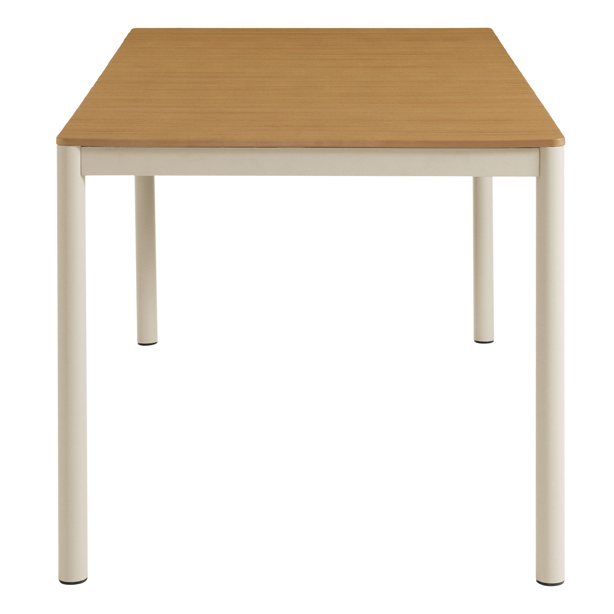 Finn 71" Outdoor Patio Aluminum Dining Table with Faux Wood Top by Modway - Best Buy Furniture