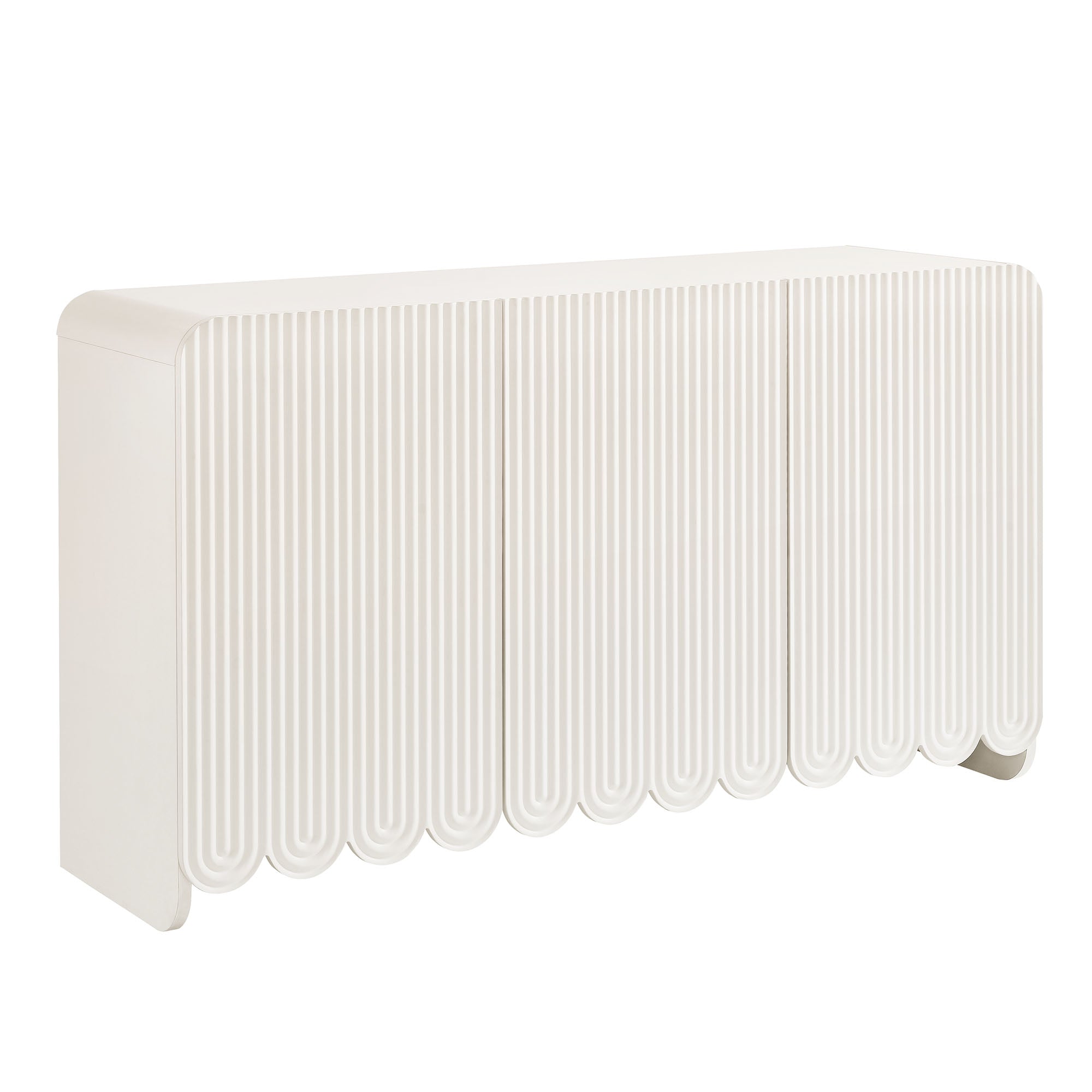 Dahlia Fluted and Scalloped Sideboard Storage Cabinet by Modway - Best Buy Furniture