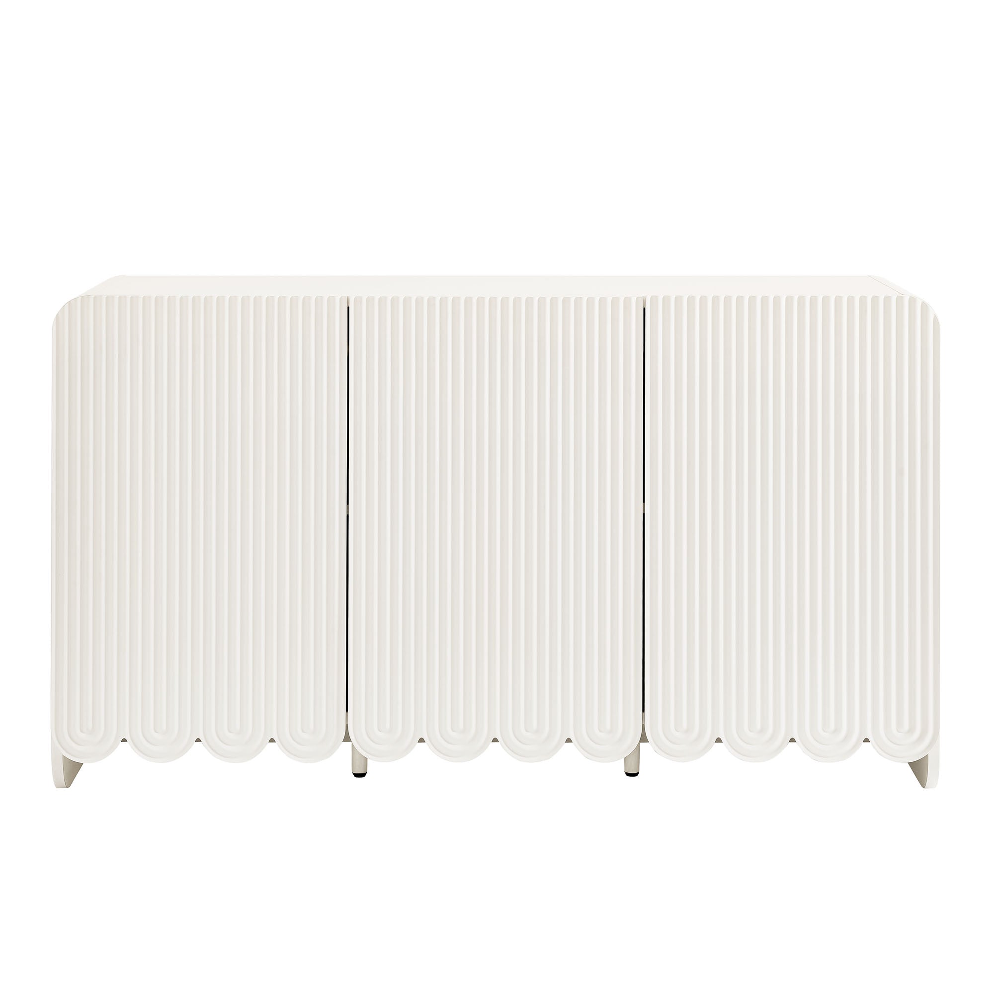 Dahlia Fluted and Scalloped Sideboard Storage Cabinet by Modway - Best Buy Furniture