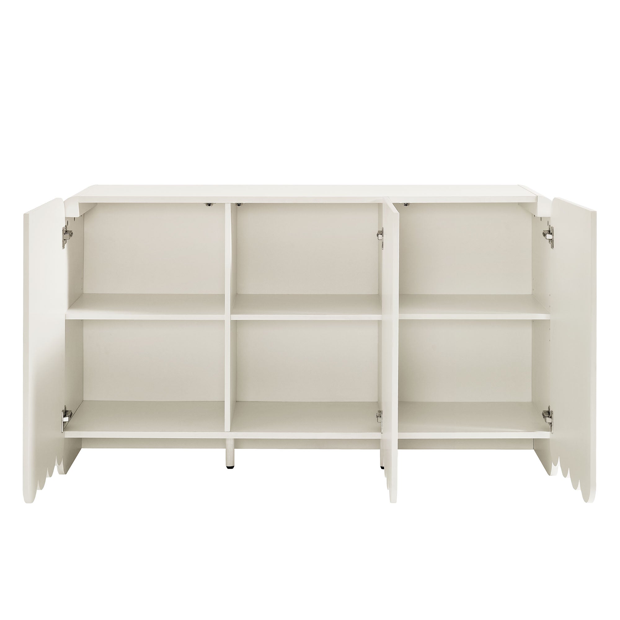 Dahlia Fluted and Scalloped Sideboard Storage Cabinet by Modway - Best Buy Furniture