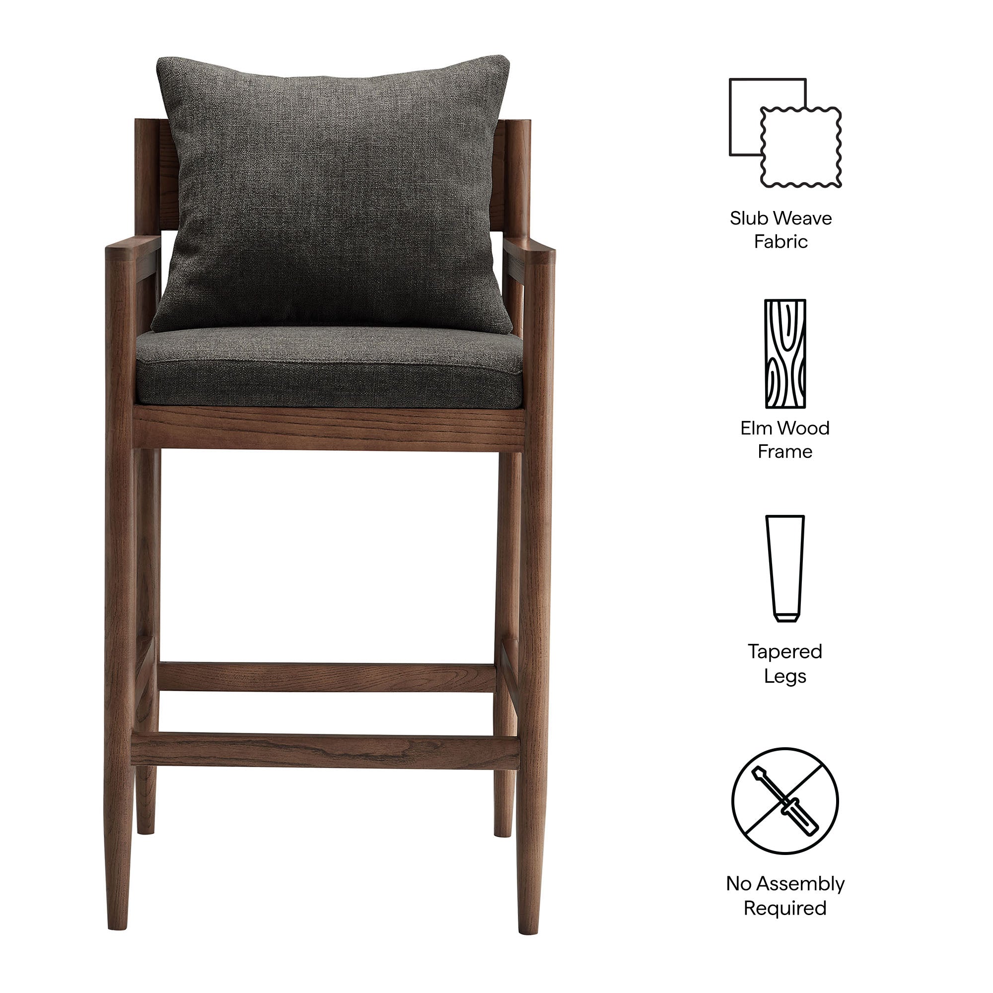 Remington Wood Bar Stool by Modway - Best Buy Furniture