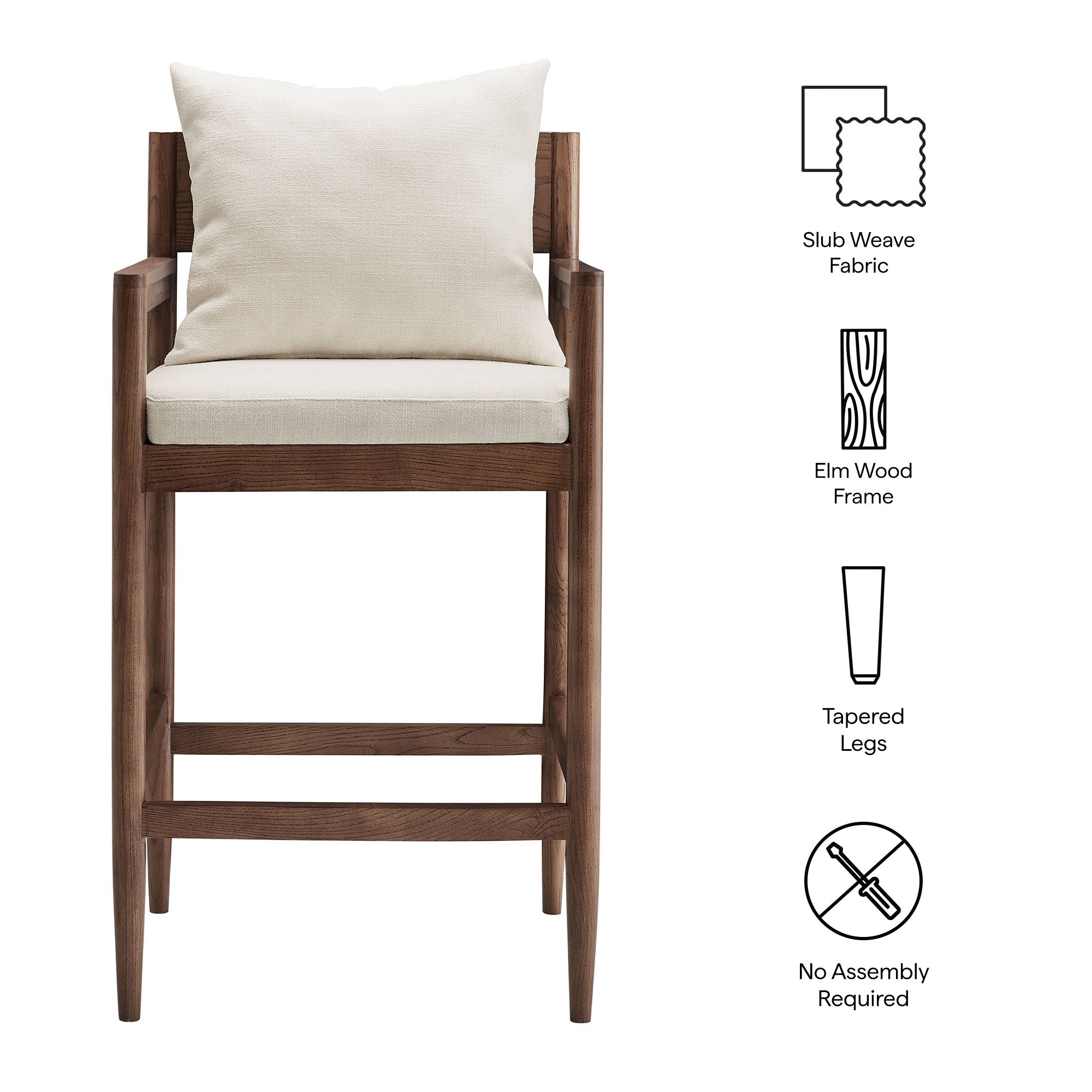 Remington Wood Bar Stool by Modway - Best Buy Furniture