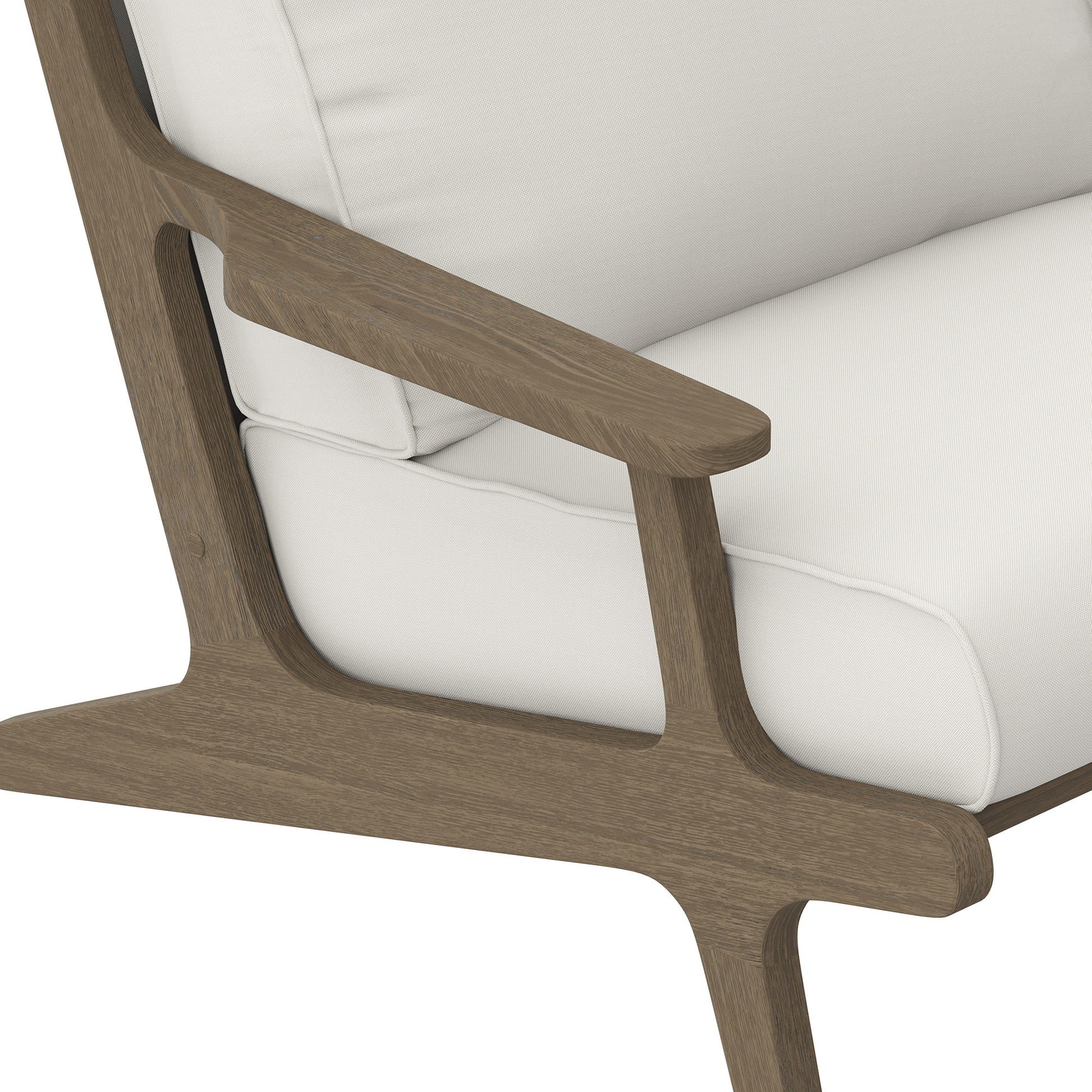 Saratoga Outdoor Patio Teak Wood Armchair by Modway - Best Buy Furniture