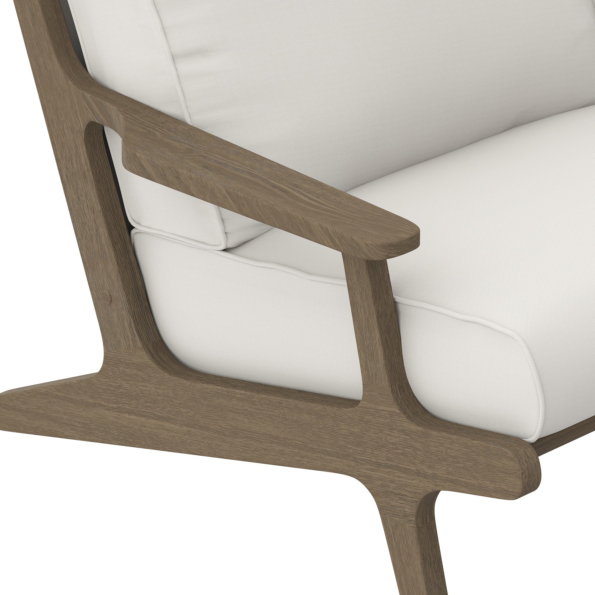 Saratoga Outdoor Patio Teak Wood Armchair by Modway - Best Buy Furniture
