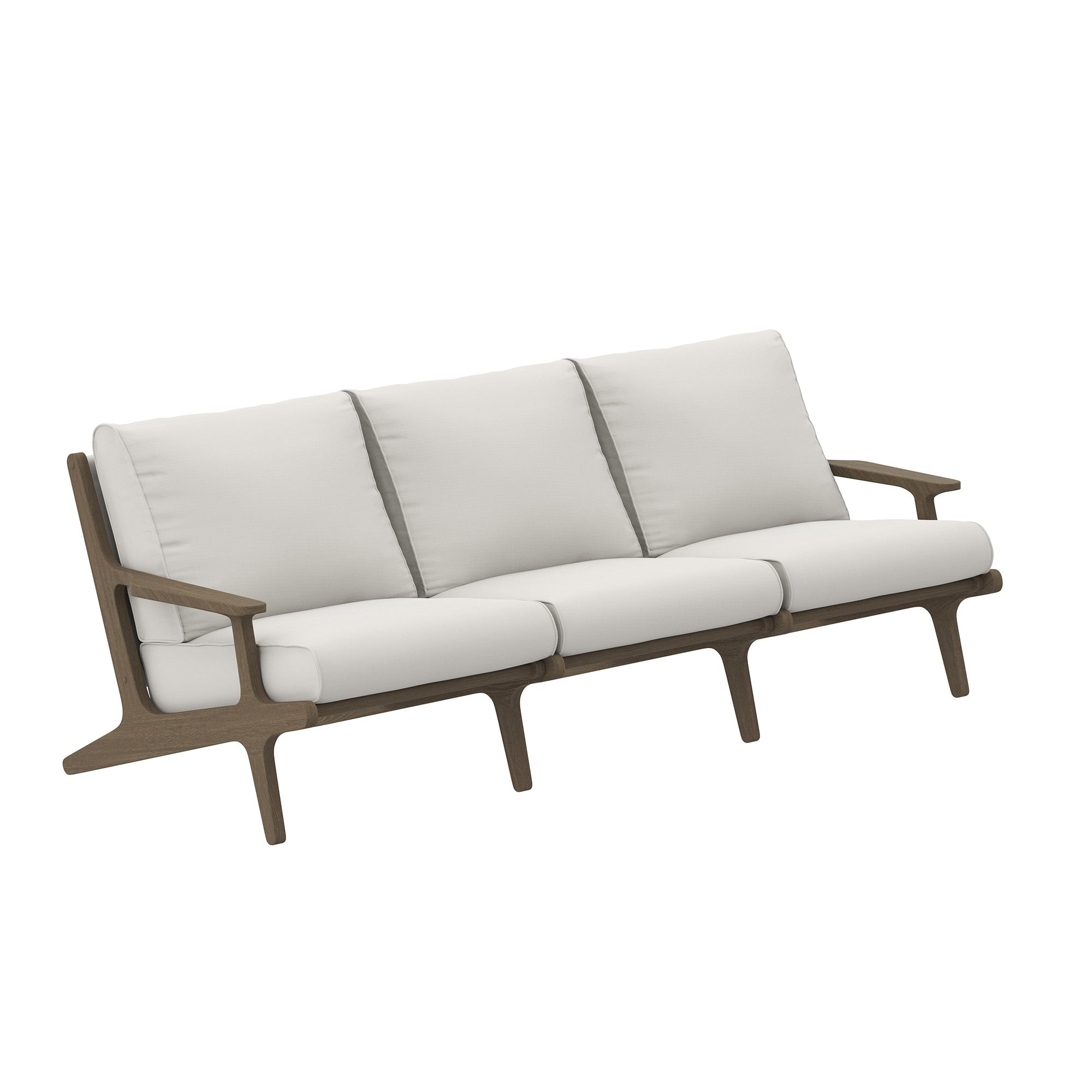 Saratoga Outdoor Patio Teak Sofa by Modway - Best Buy Furniture