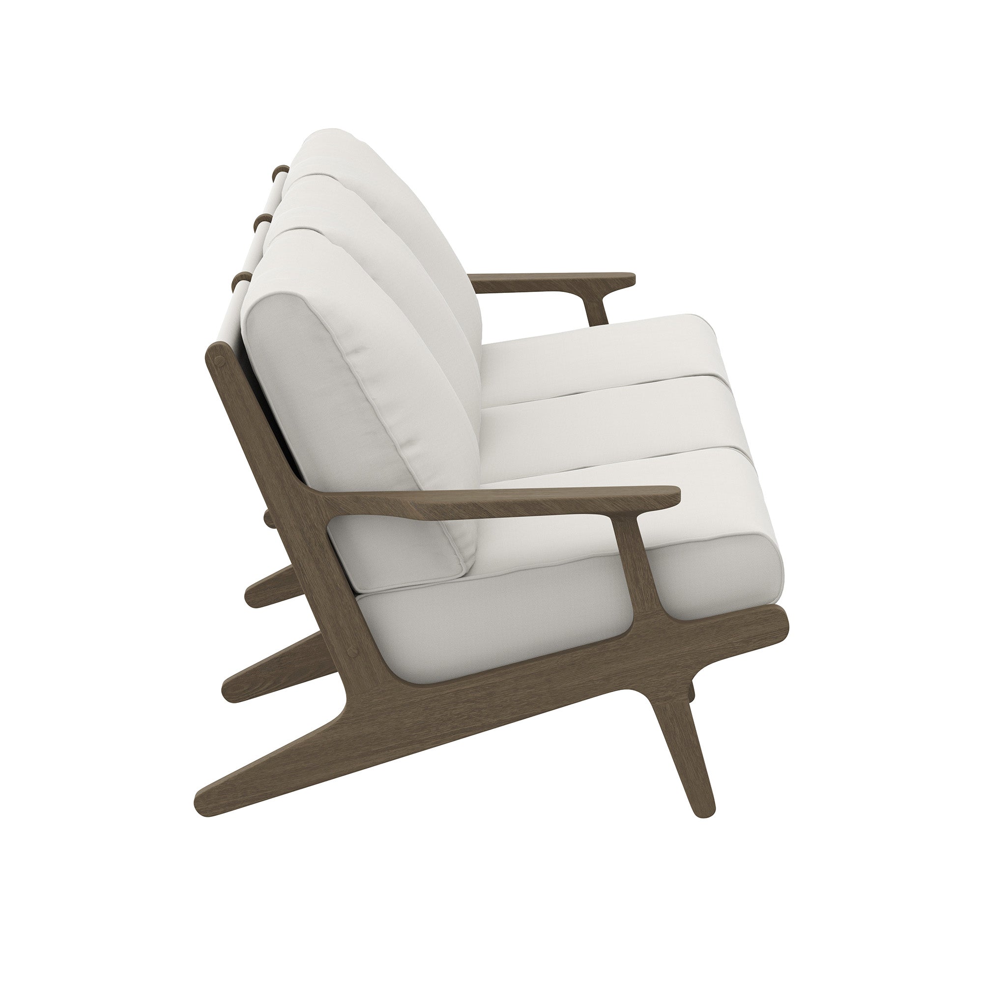 Saratoga Outdoor Patio Teak Sofa by Modway - Best Buy Furniture