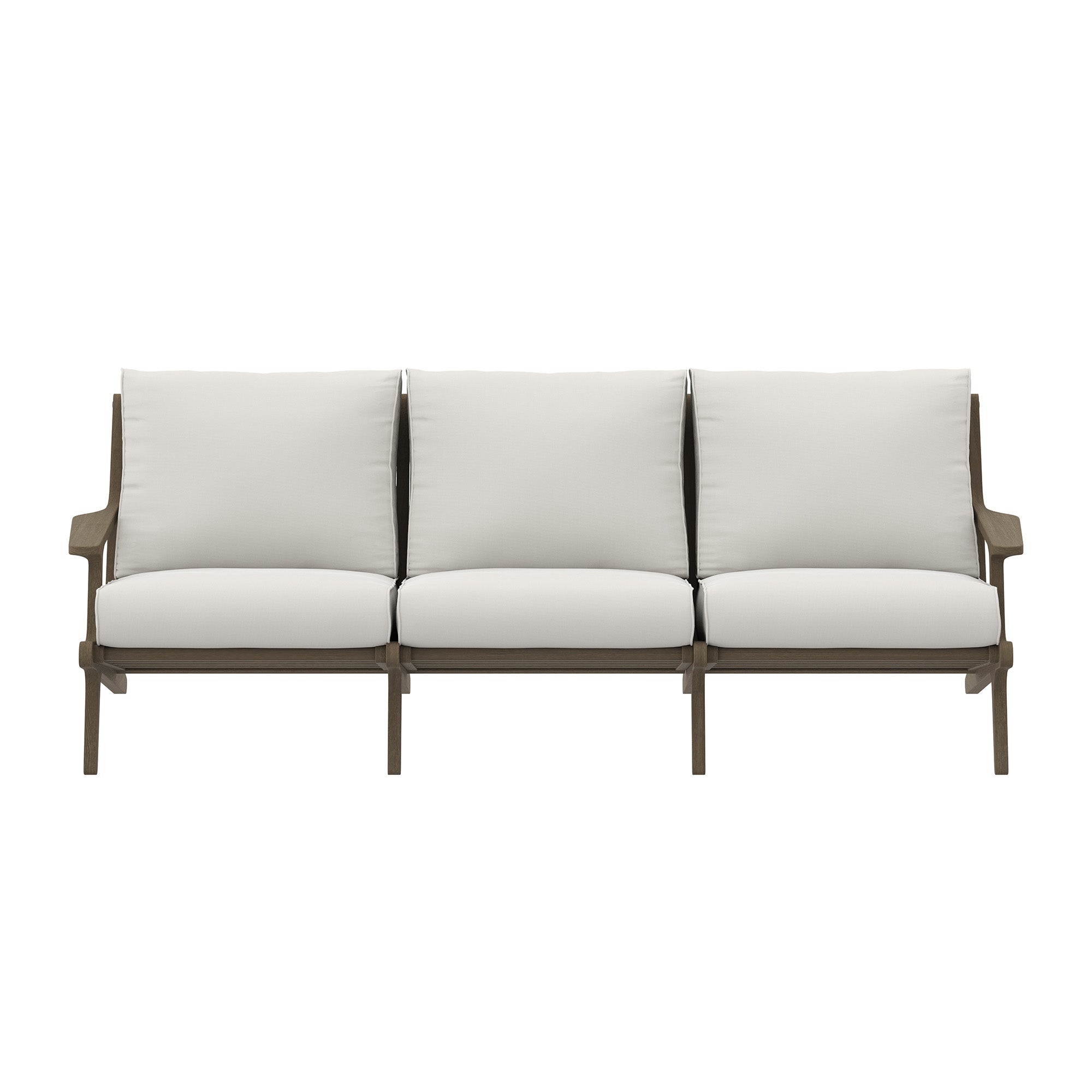 Saratoga Outdoor Patio Teak Sofa by Modway - Best Buy Furniture