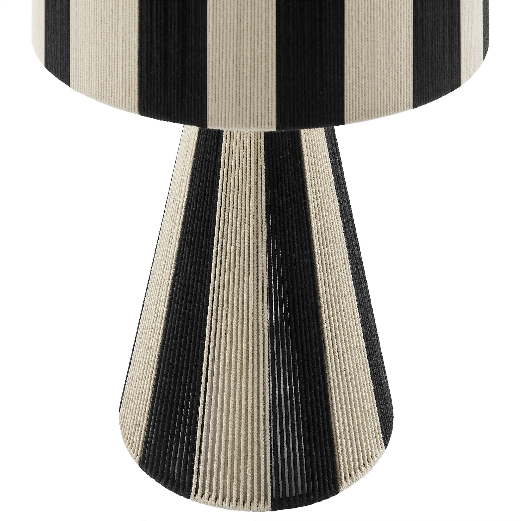 Renae Handwoven Cotton Thread Striped Table Lamp by Modway - Best Buy Furniture
