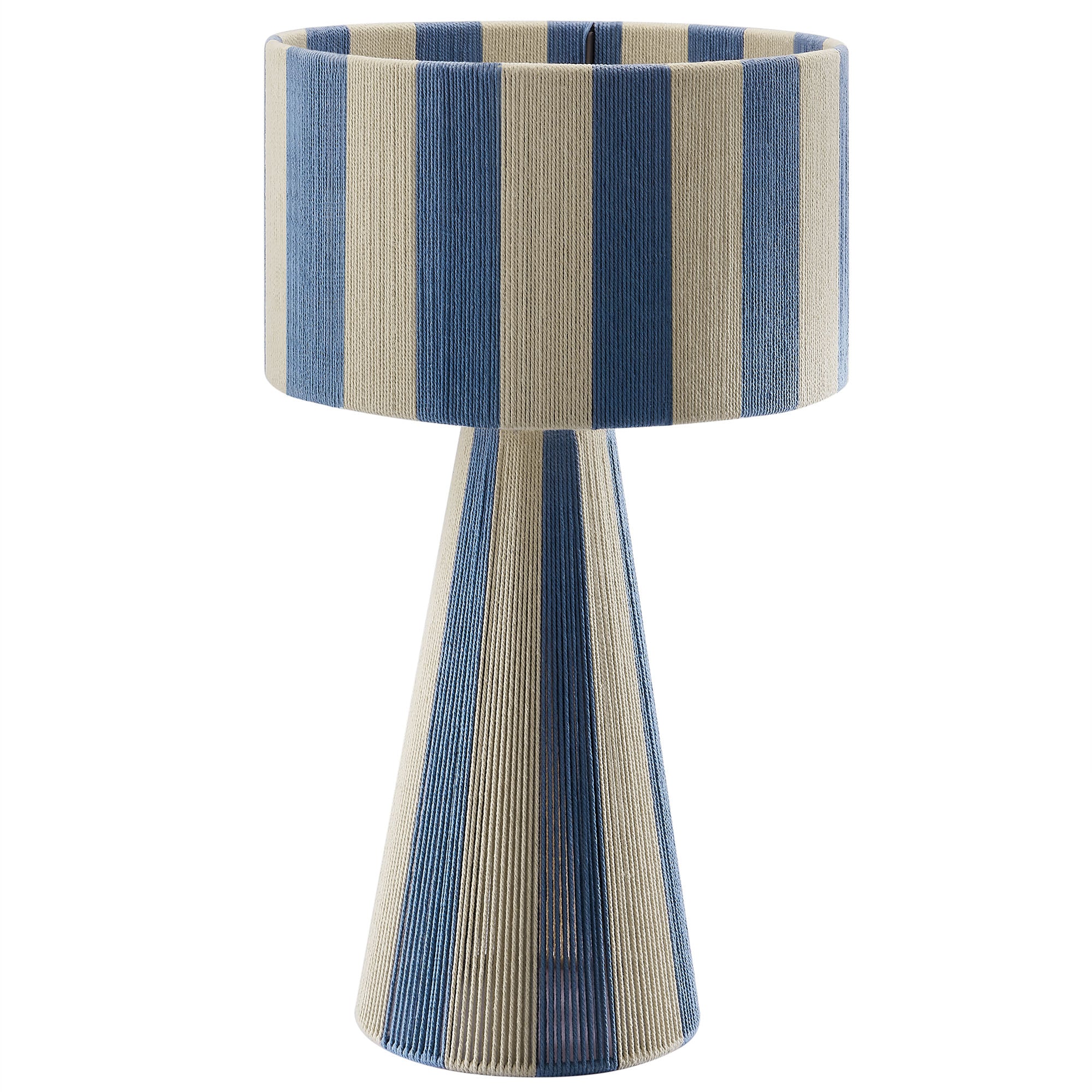Renae Handwoven Cotton Thread Striped Table Lamp by Modway - Best Buy Furniture