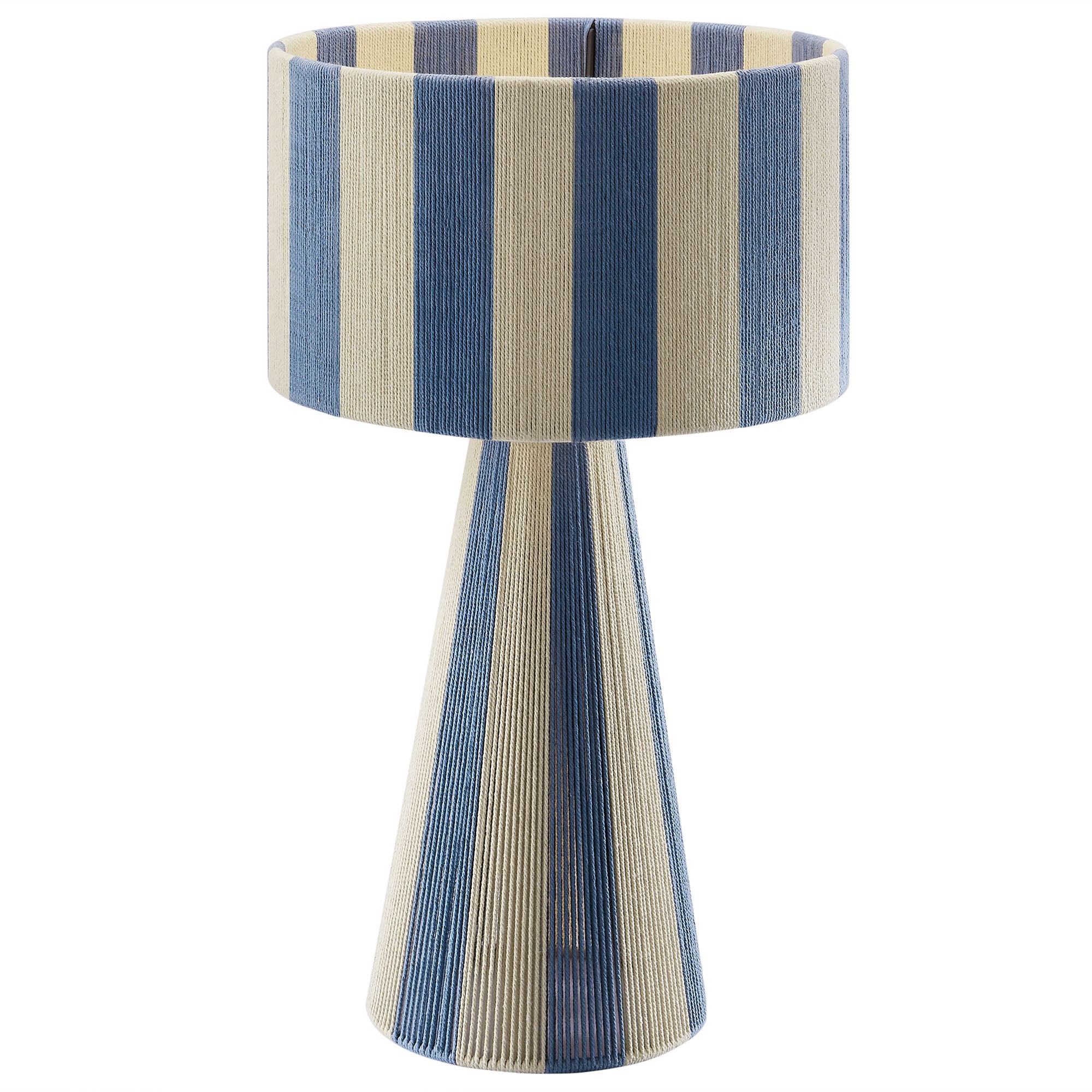 Renae Handwoven Cotton Thread Striped Table Lamp by Modway - Best Buy Furniture