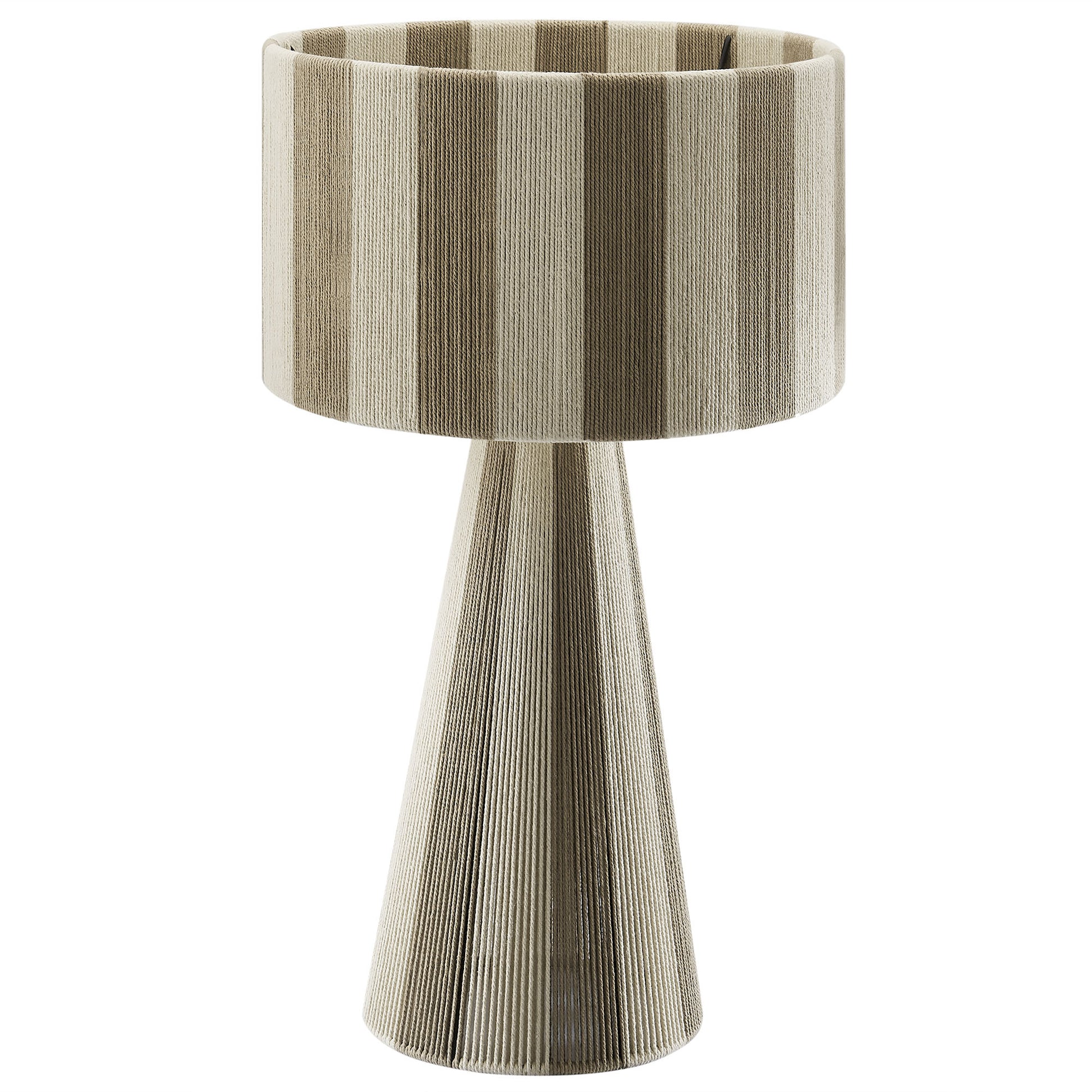 Renae Handwoven Cotton Thread Striped Table Lamp by Modway - Best Buy Furniture