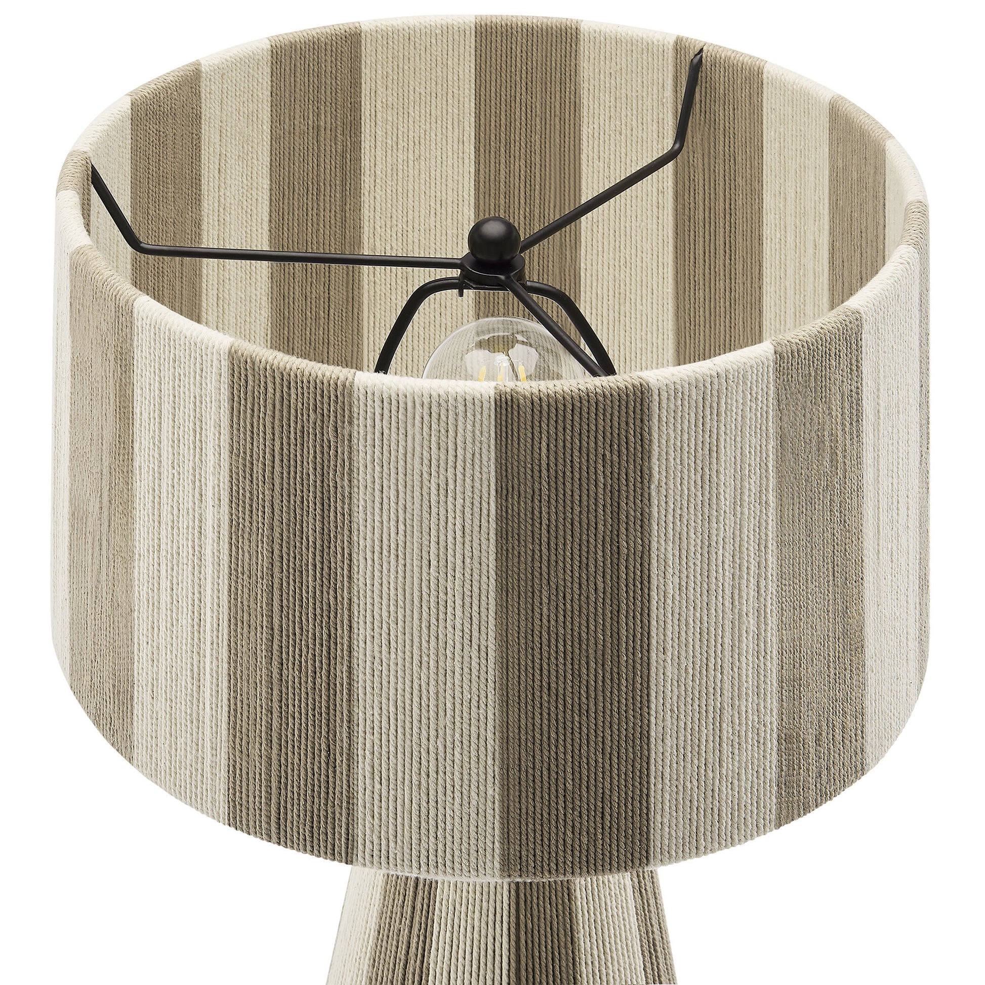 Renae Handwoven Cotton Thread Striped Table Lamp by Modway - Best Buy Furniture