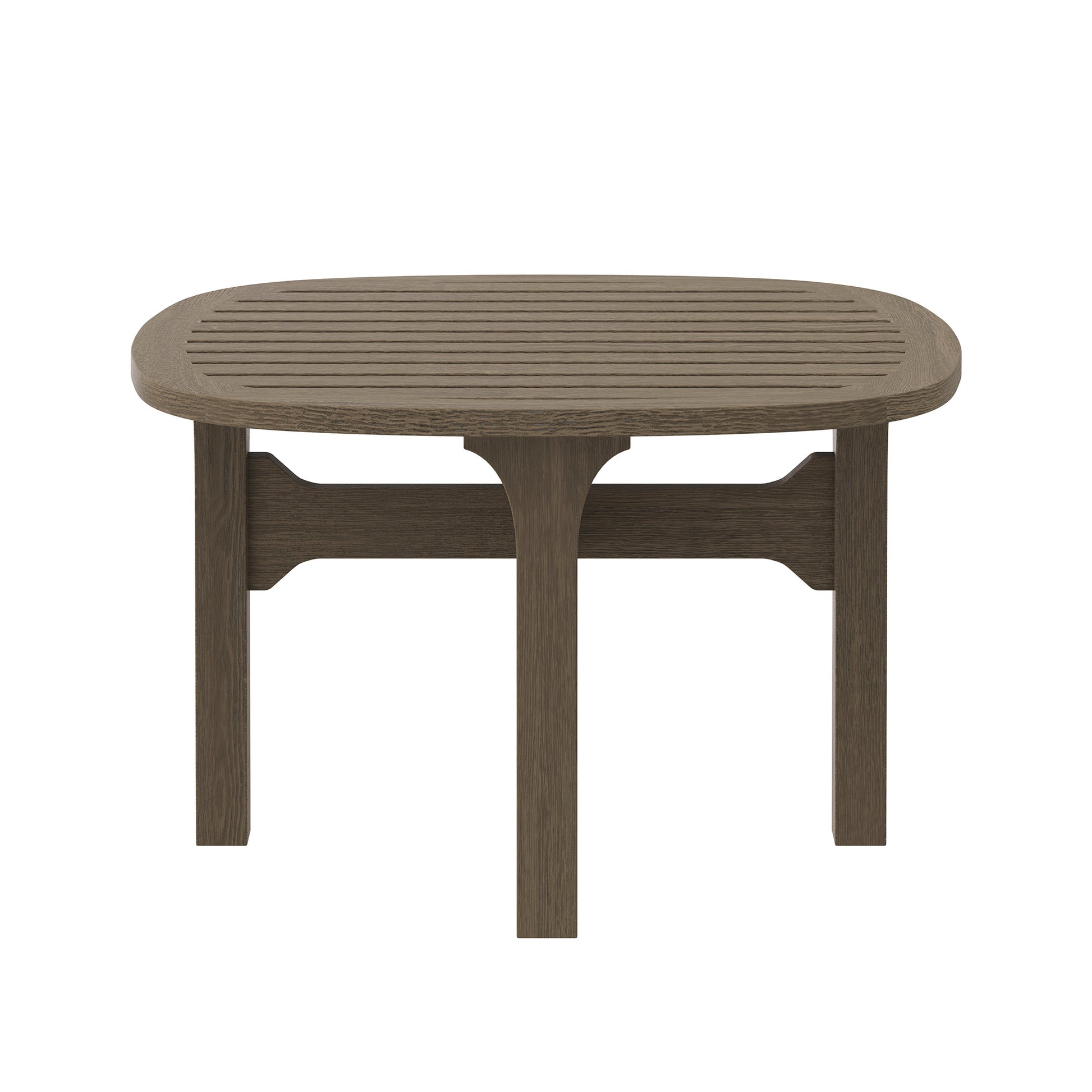 Saratoga Square Outdoor Patio Teak Wood Side Table by Modway - Best Buy Furniture