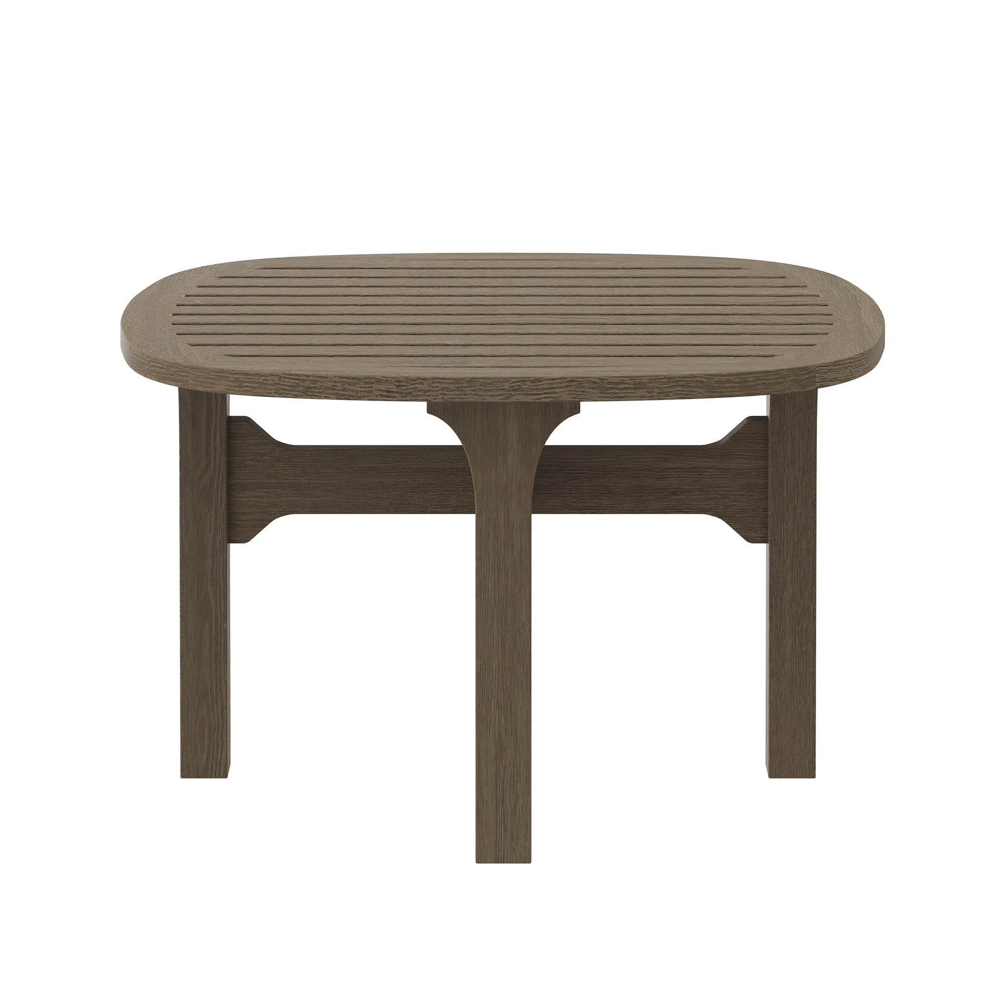 Saratoga Square Outdoor Patio Teak Wood Side Table by Modway - Best Buy Furniture