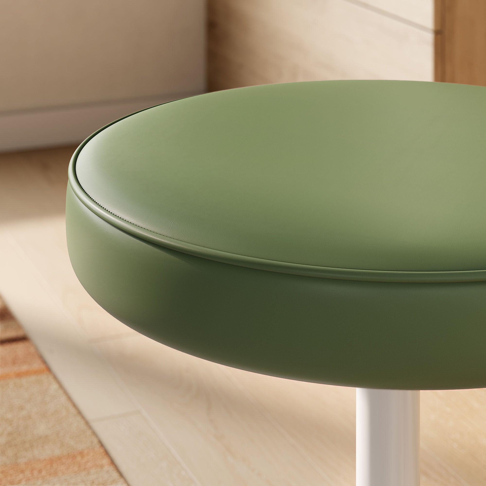 Lippa Vegan Leather Round Stool by Modway - Best Buy Furniture