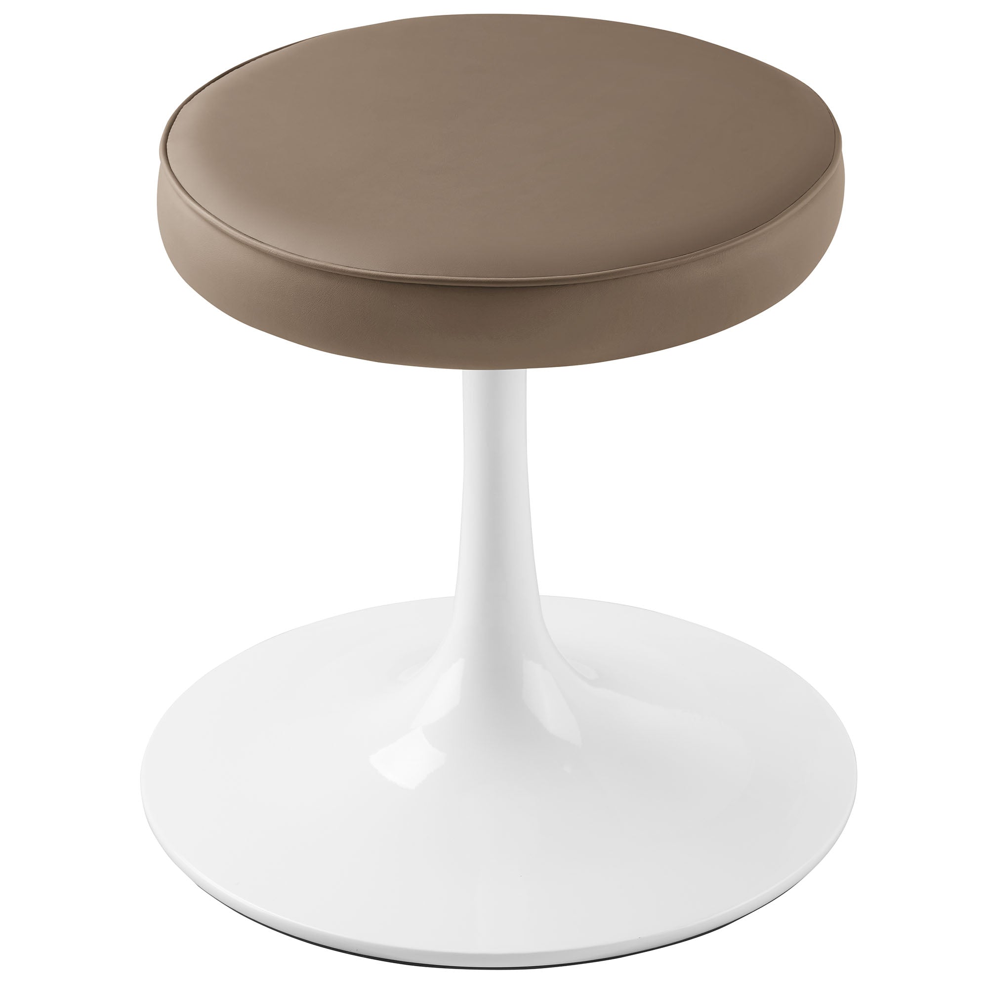 Lippa Vegan Leather Round Stool by Modway - Best Buy Furniture