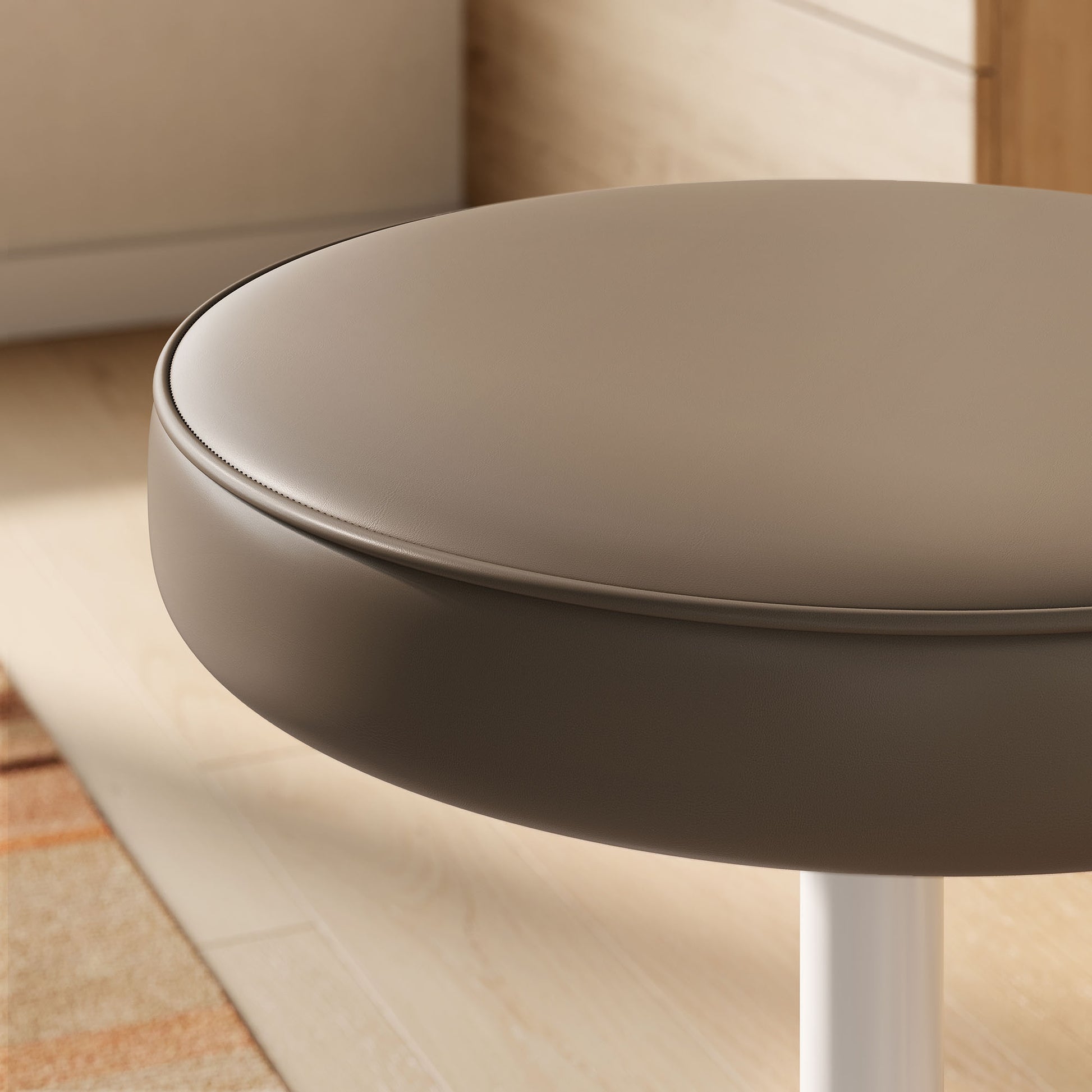 Lippa Vegan Leather Round Stool by Modway - Best Buy Furniture