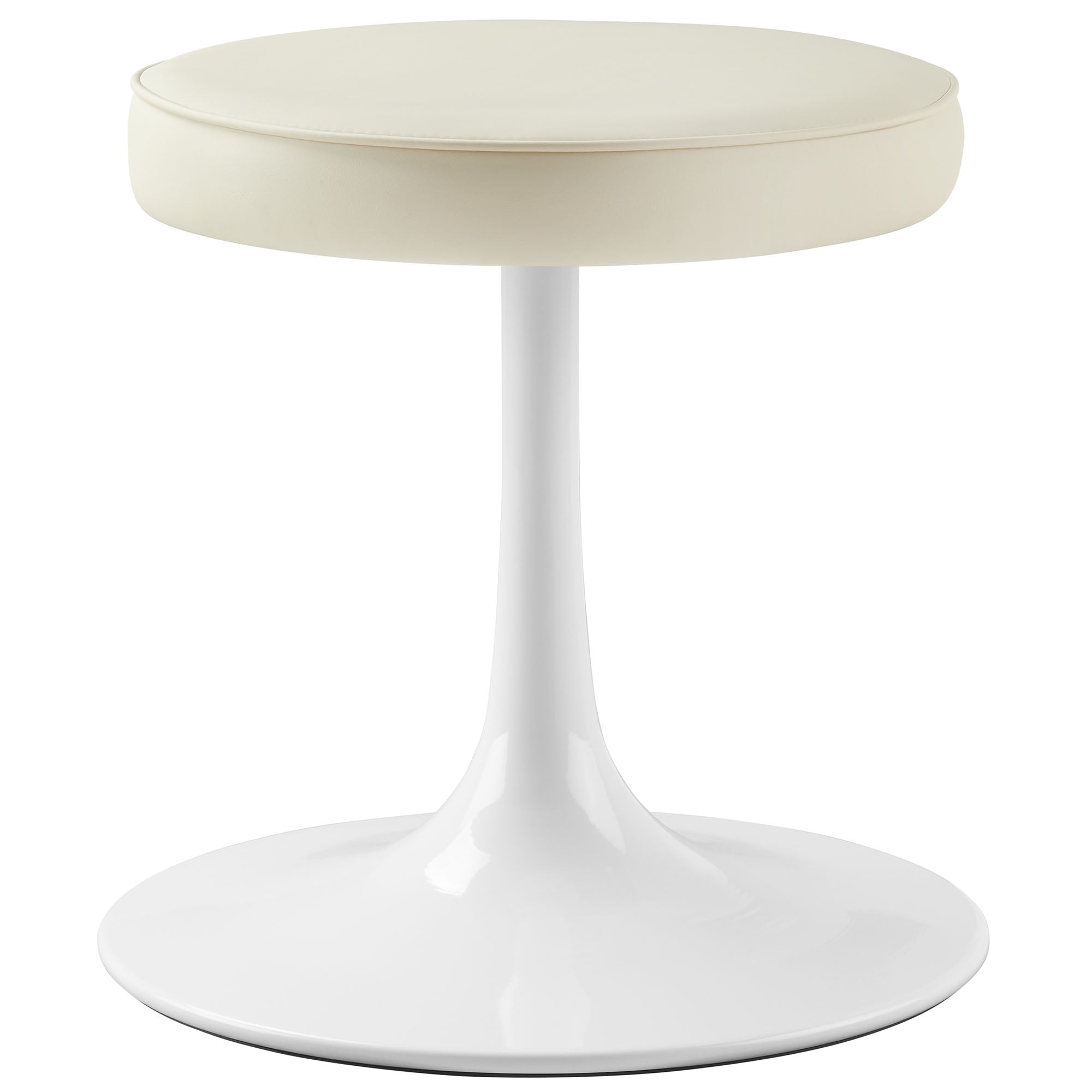 Lippa Vegan Leather Round Stool by Modway - Best Buy Furniture