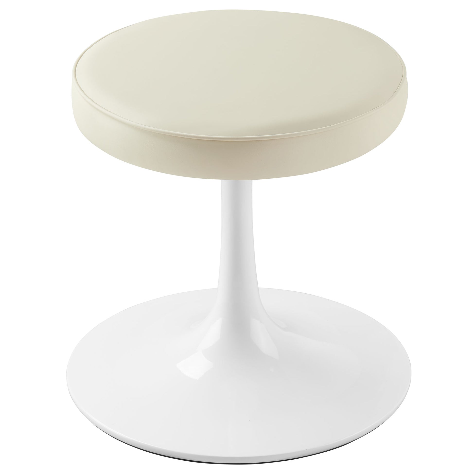 Lippa Vegan Leather Round Stool by Modway - Best Buy Furniture