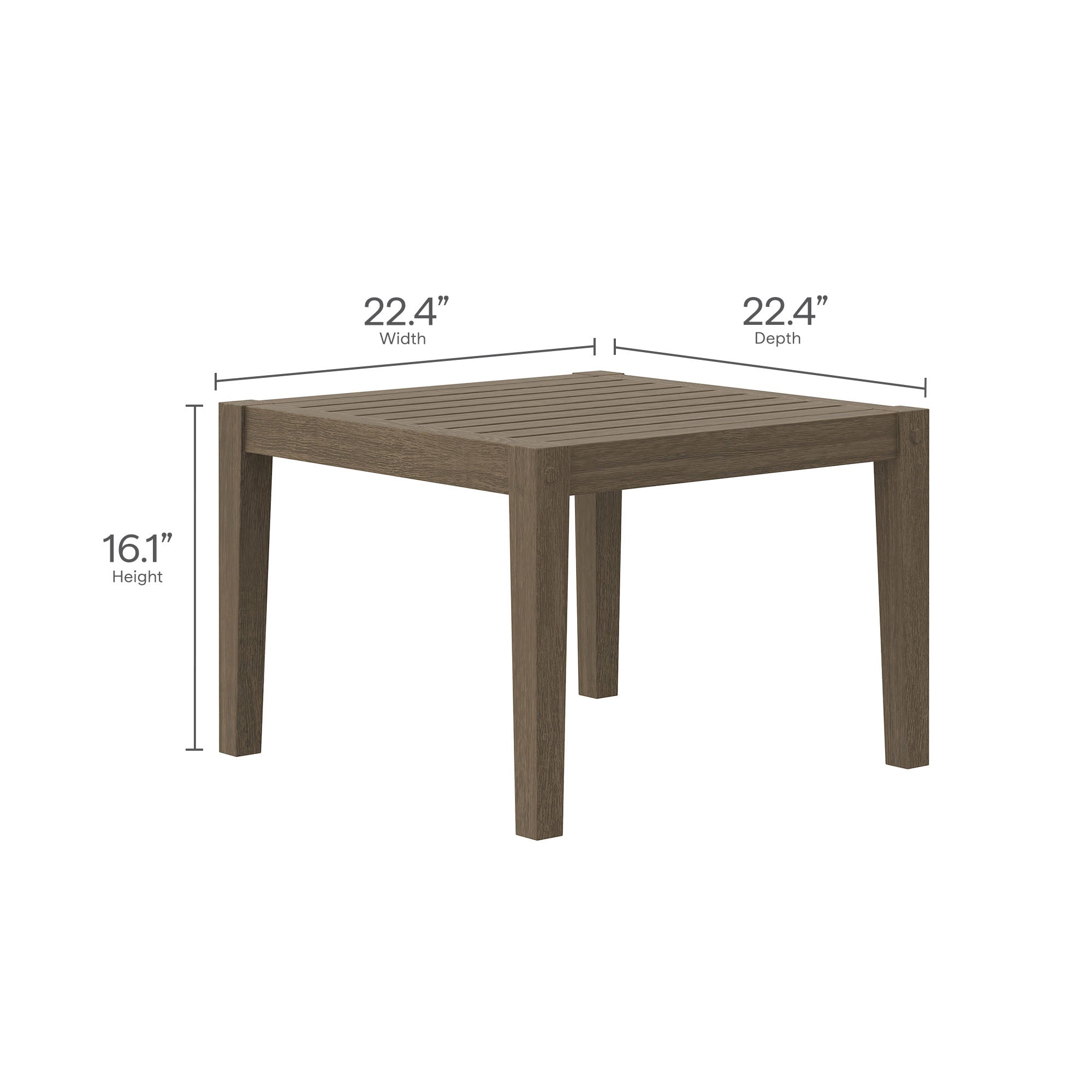 Northlake 3-Piece Outdoor Patio Teak Wood Furniture Set with Armchair and Side Table by Modway - Best Buy Furniture