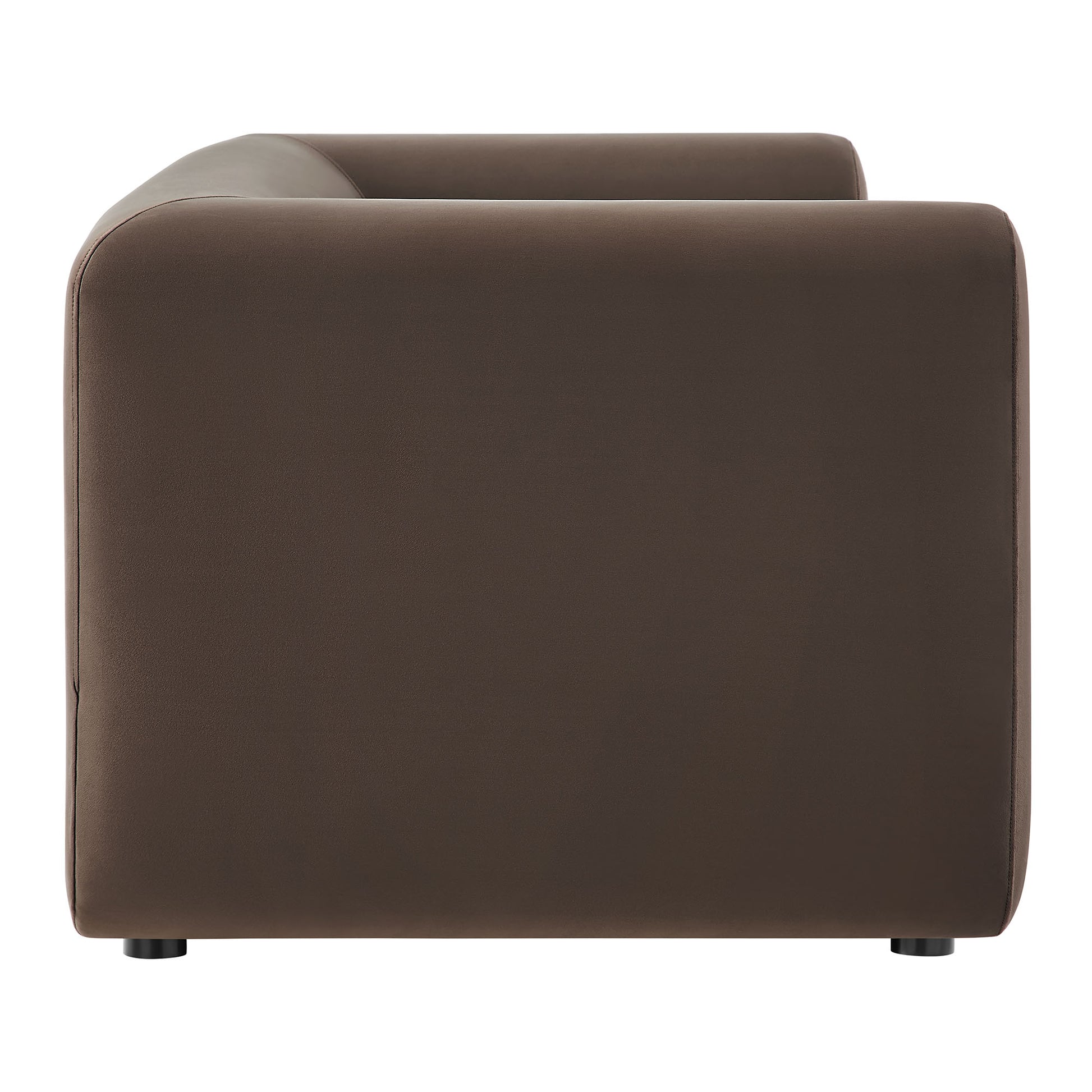Leif 89" Performance Velvet Upholstered Sofa by Modway - Best Buy Furniture