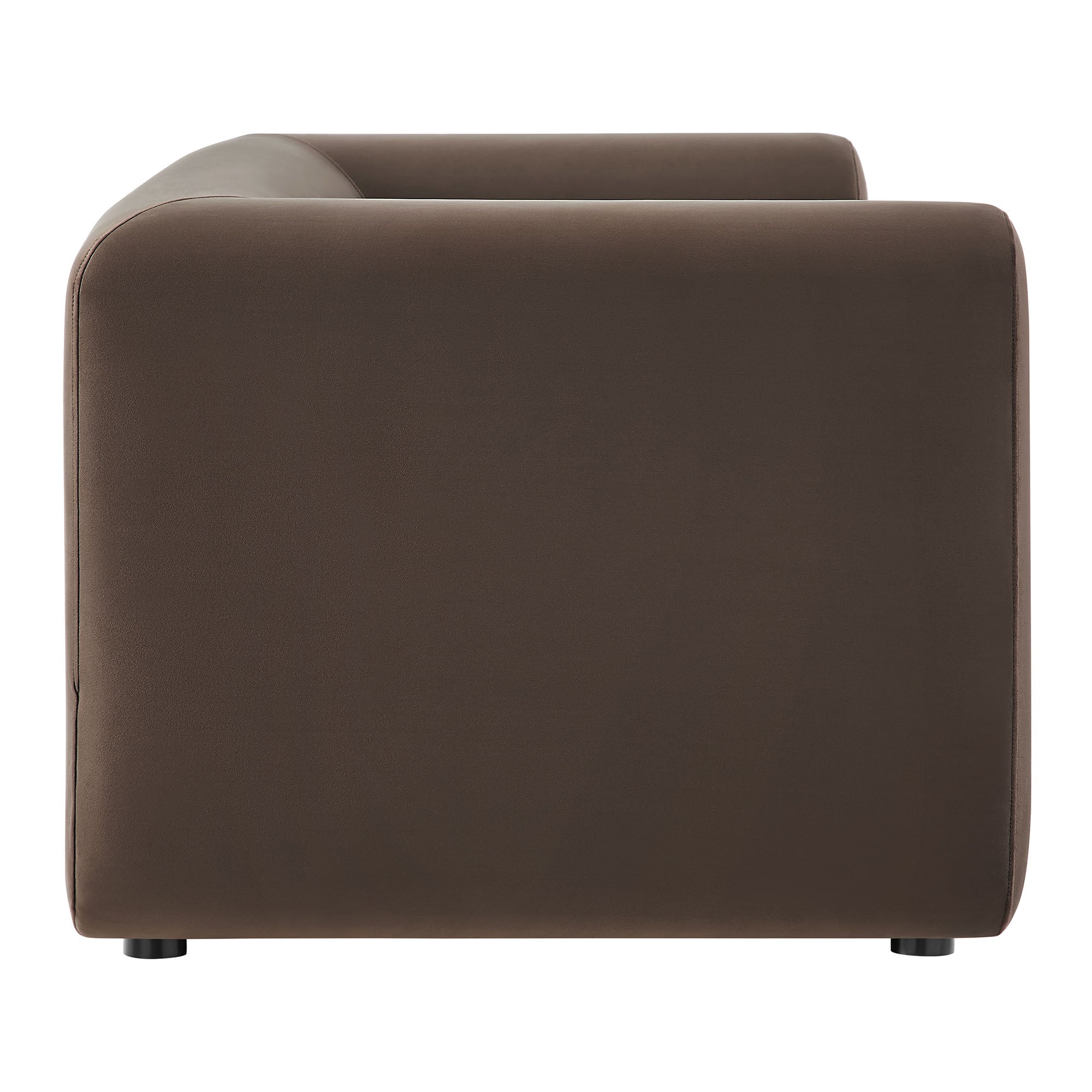 Leif 89" Performance Velvet Upholstered Sofa by Modway - Best Buy Furniture