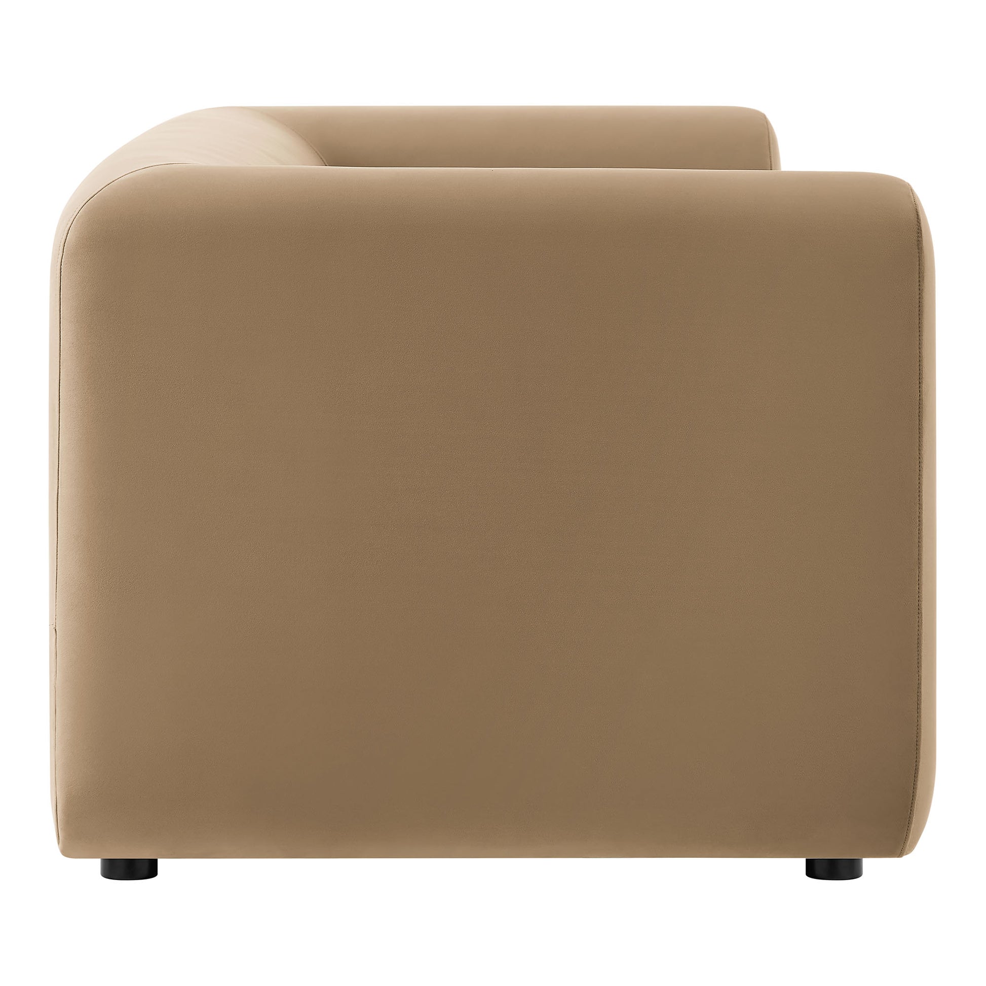 Leif 89" Performance Velvet Upholstered Sofa by Modway - Best Buy Furniture