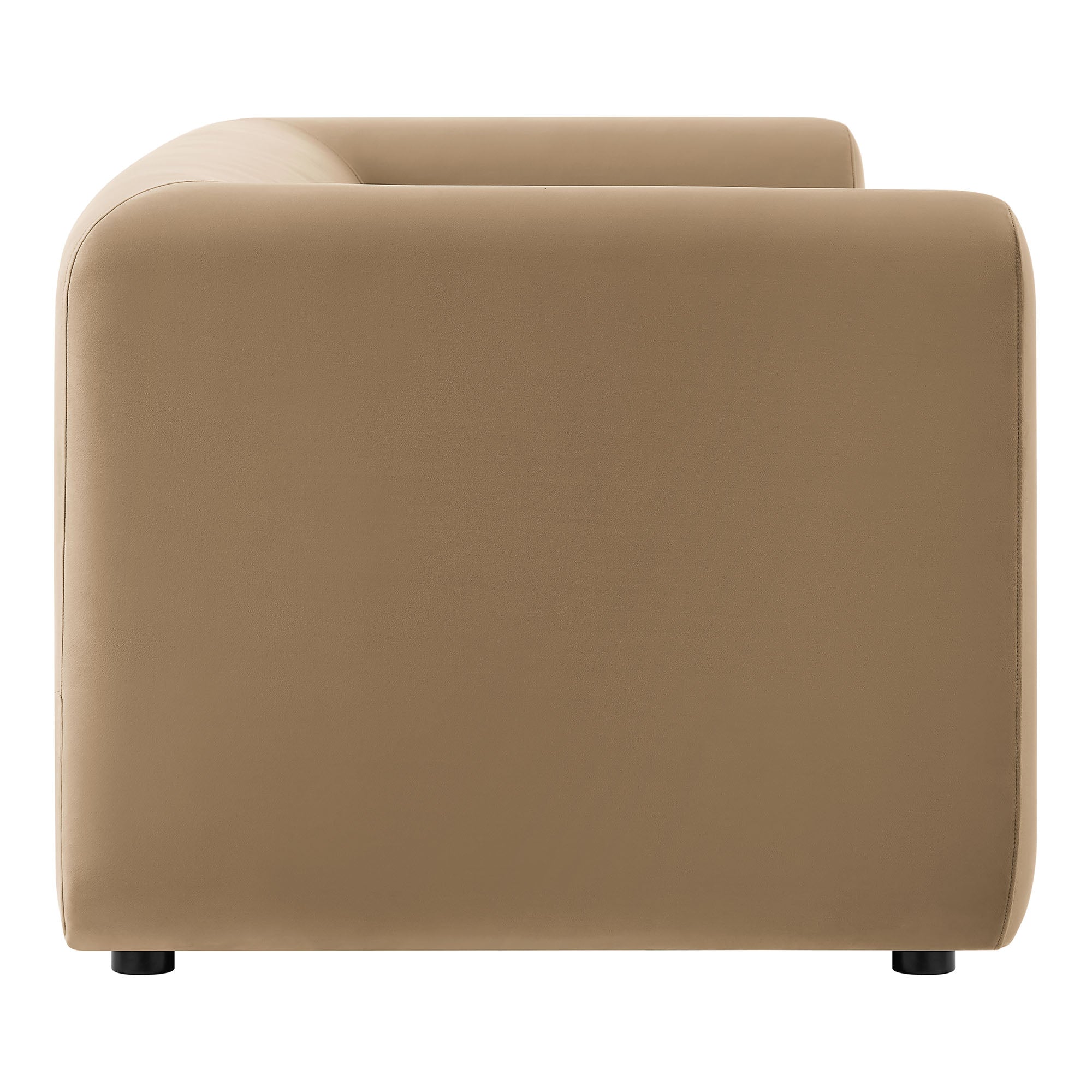 Leif 89" Performance Velvet Upholstered Sofa by Modway - Best Buy Furniture