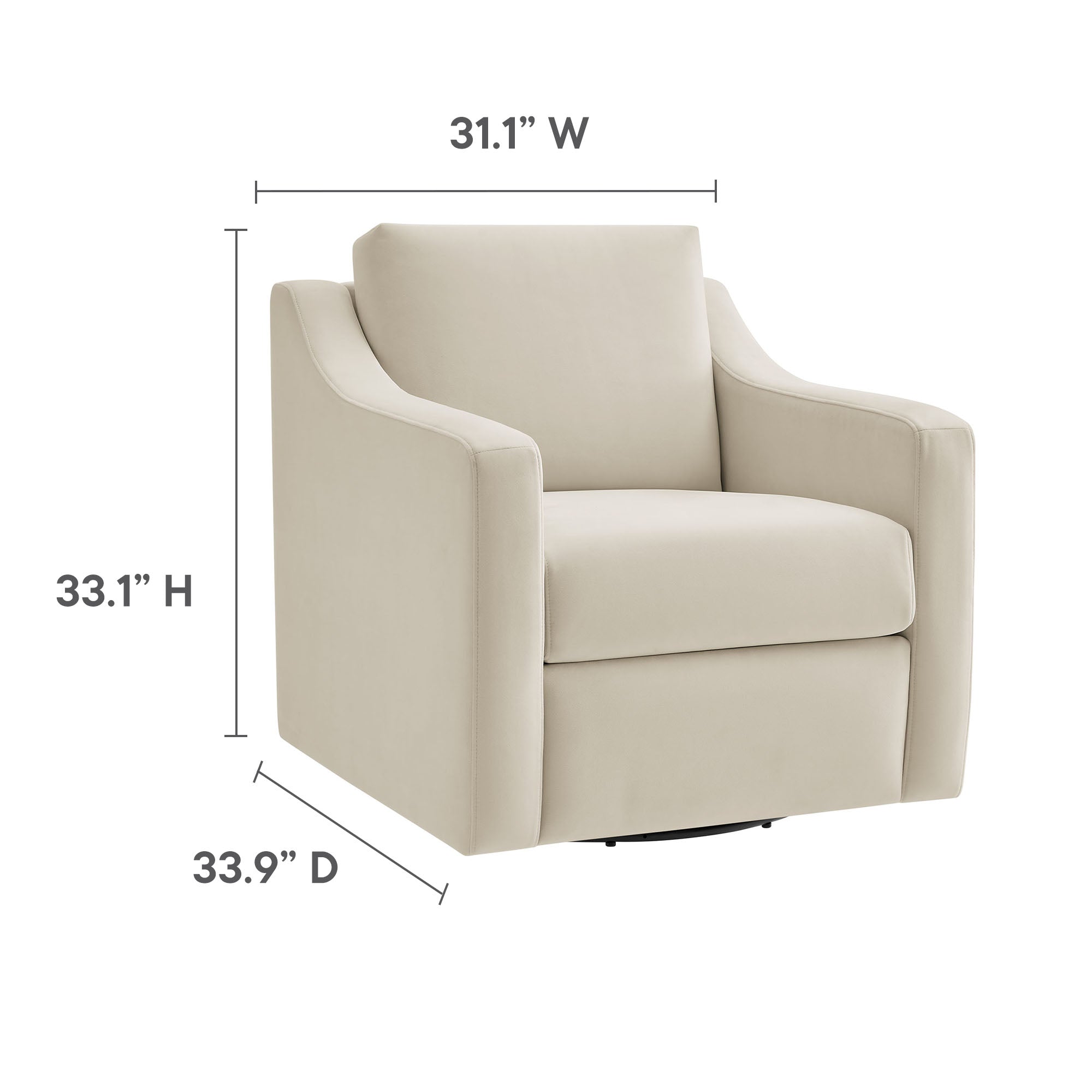 Liora Performance Velvet Armchair by Modway - Best Buy Furniture