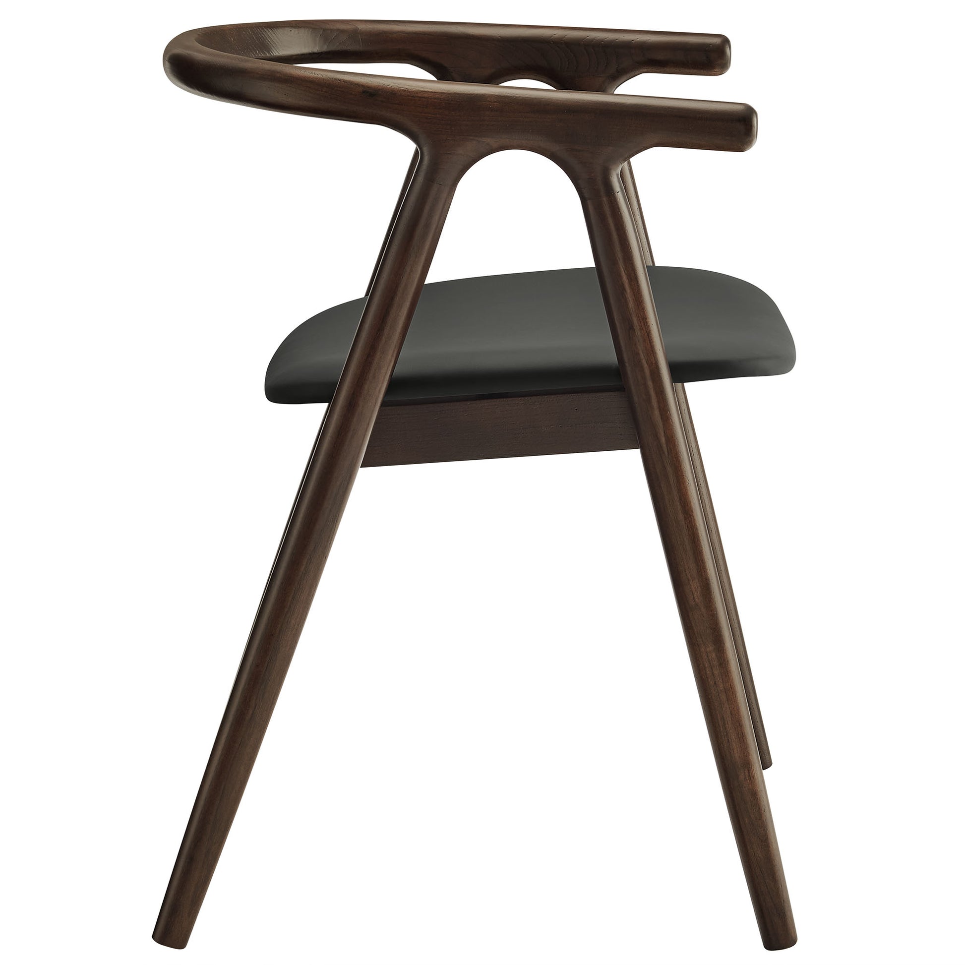 Henry Vegan Leather and Wood Dining Chair by Modway - Best Buy Furniture