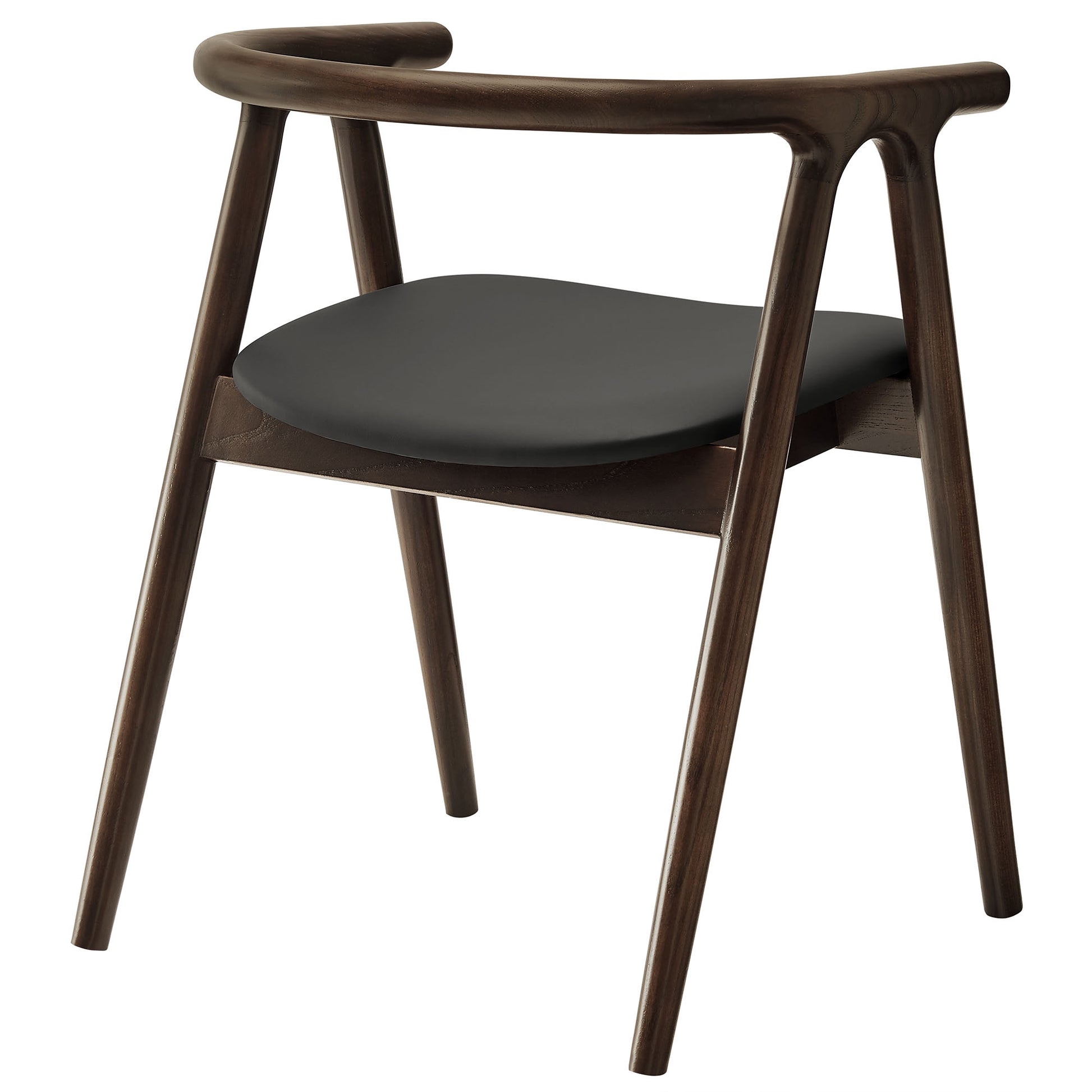Henry Vegan Leather and Wood Dining Chair by Modway - Best Buy Furniture